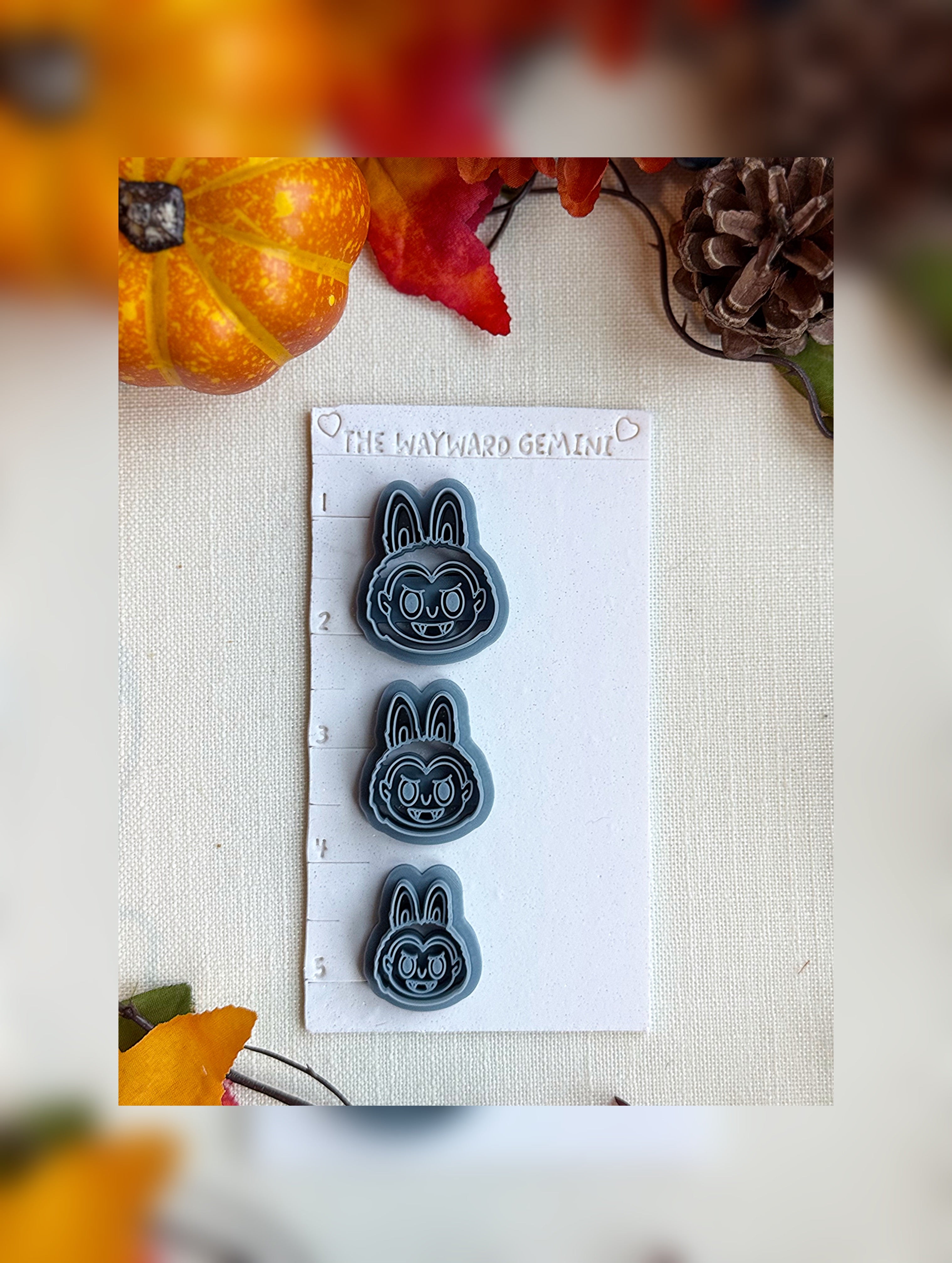 DracuLabubu Clay Cutter – Polymer Clay Tool for Halloween