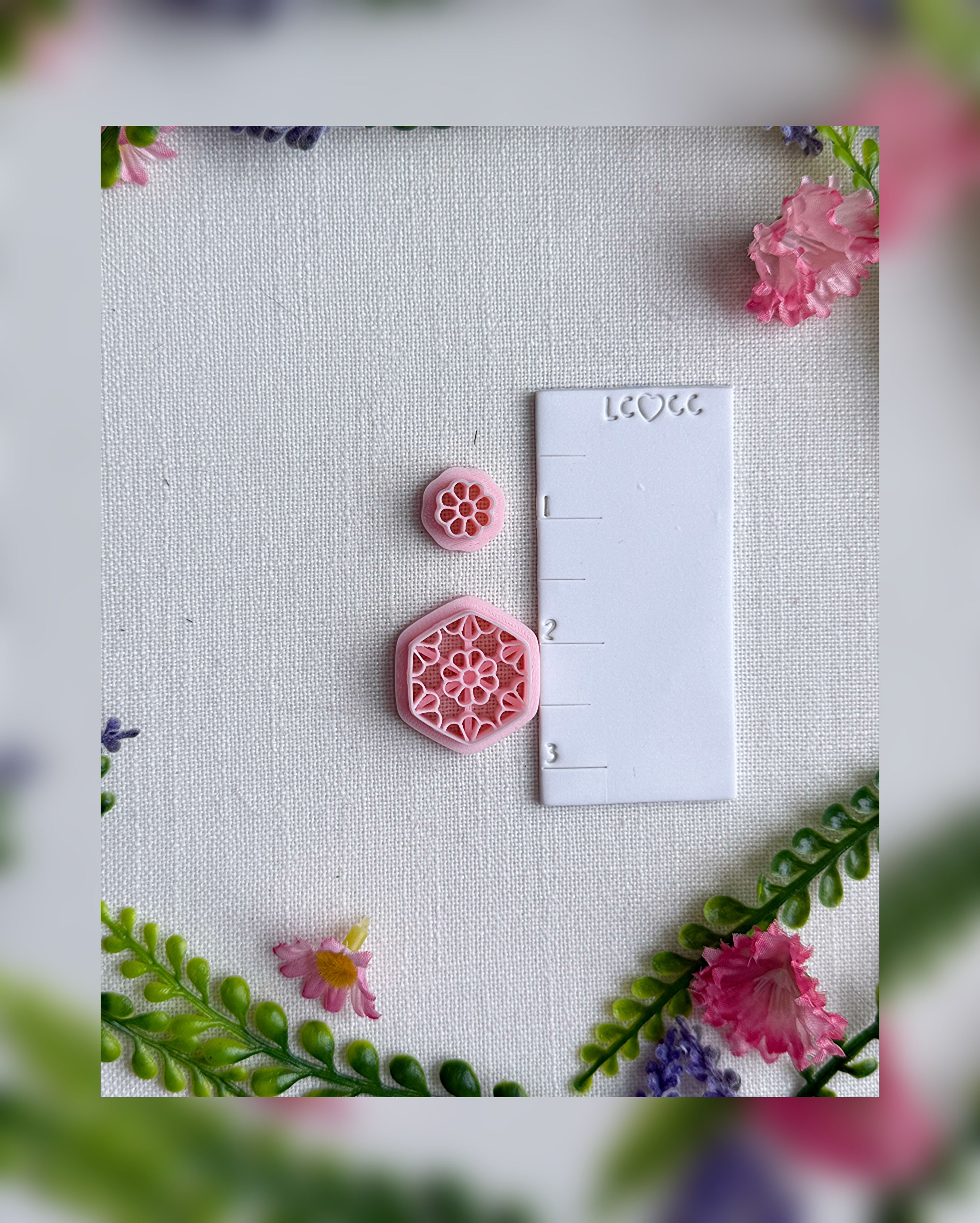 🌼 Daisydew Faerie Ring Clay Cutter – Polymer Clay Tool