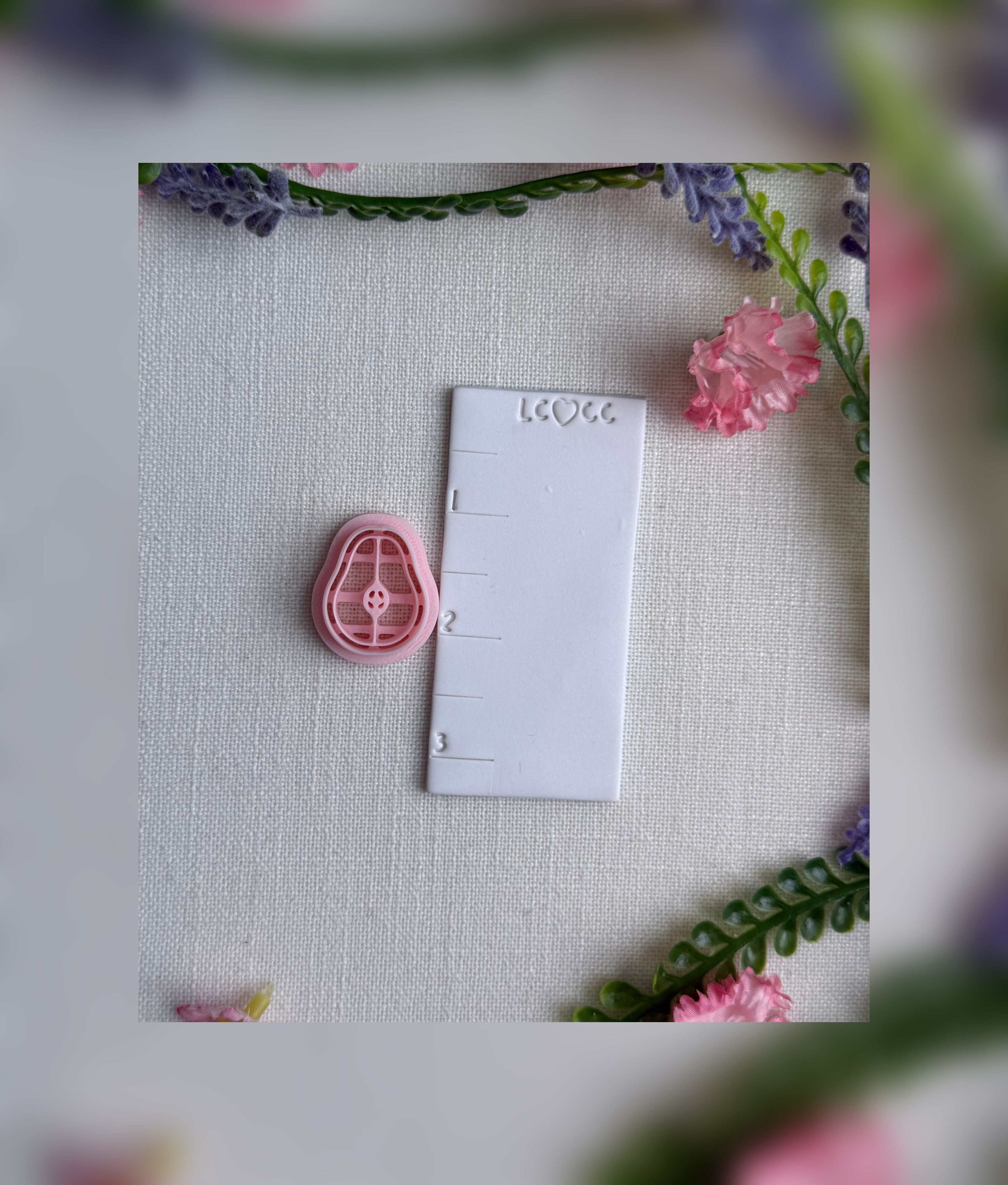 Blushing Bartlett Clay Cutter – Polymer Clay Tool