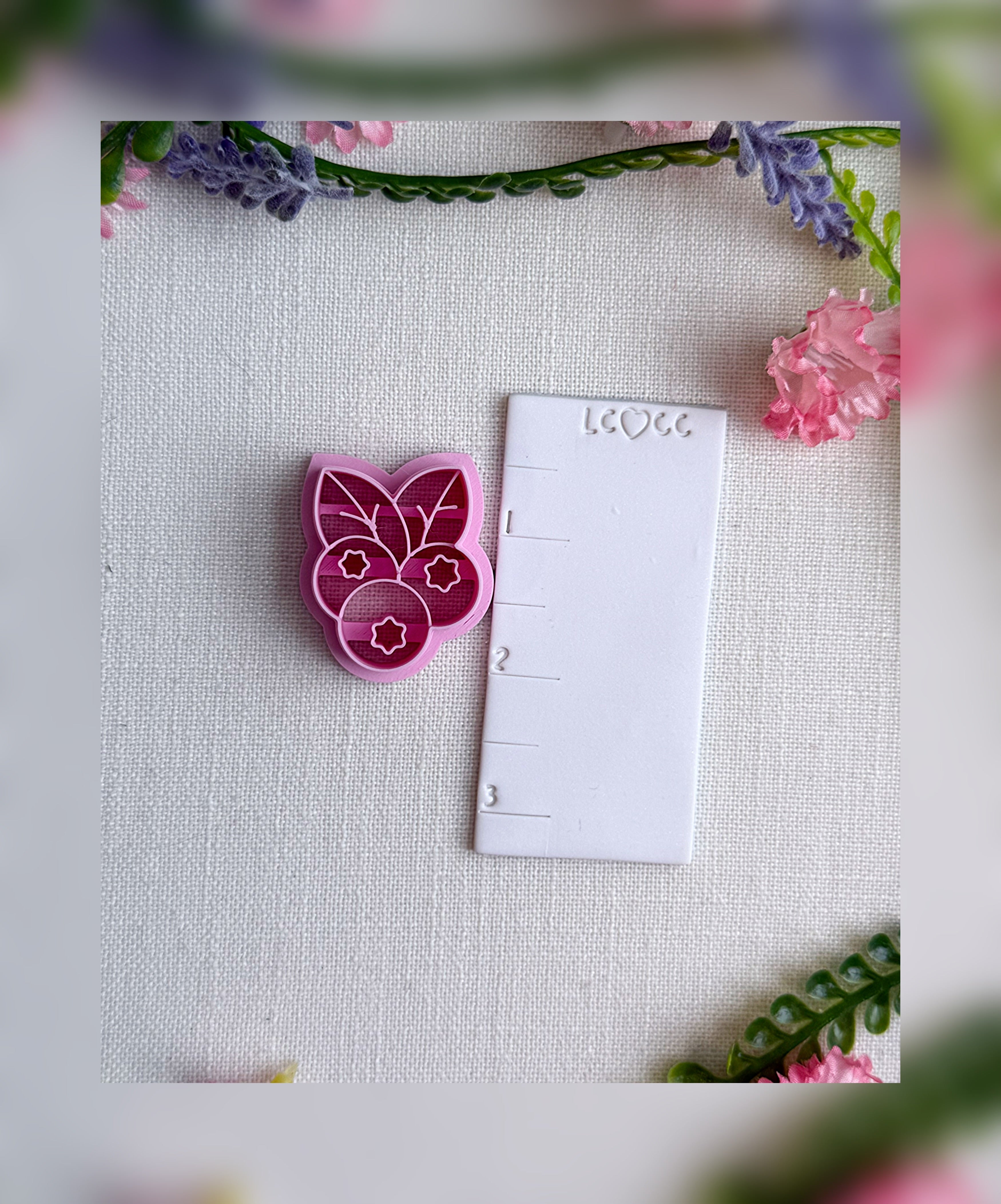 Blueberry Patch Clay Cutter – Polymer Clay Tool