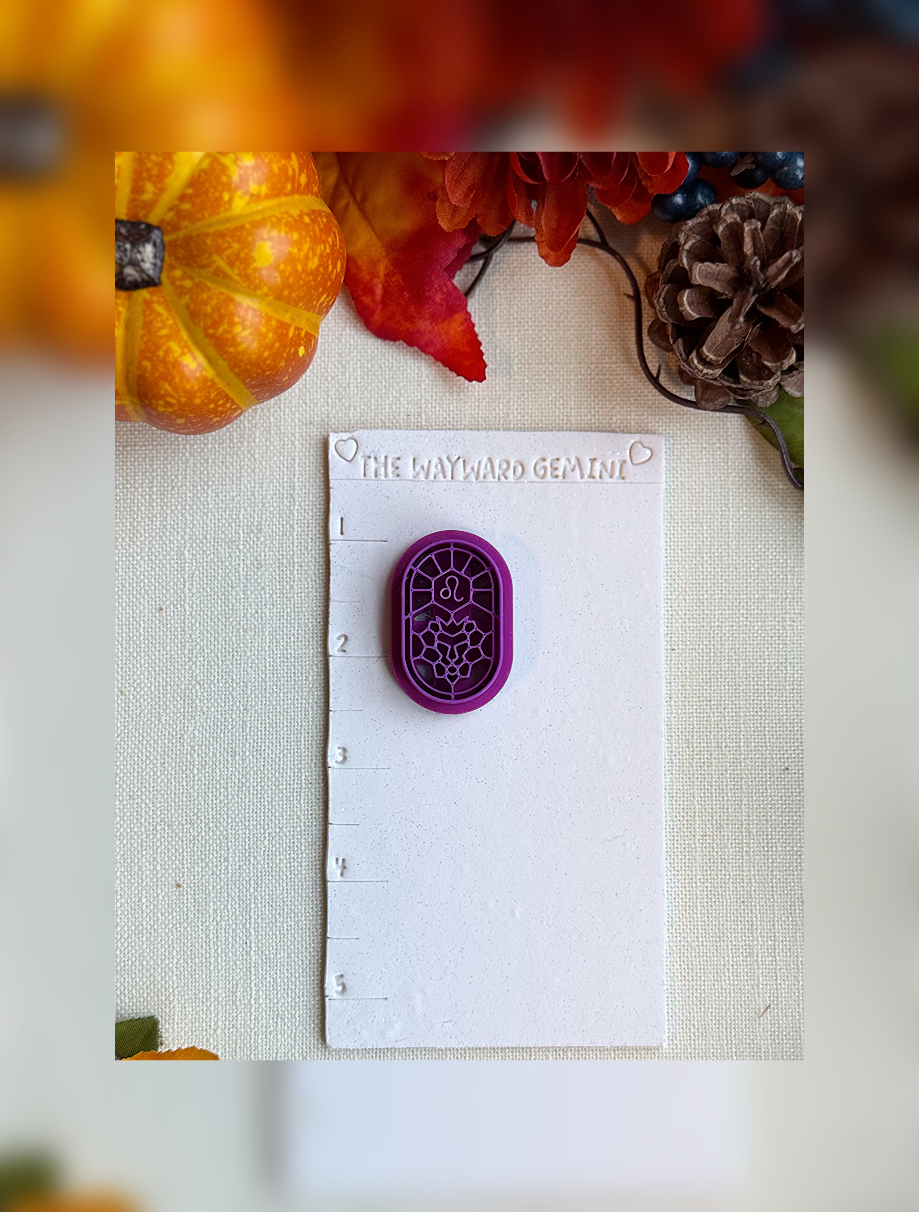 Celestial Leo Clay Cutter – Polymer Clay Tool for Astrological Creations