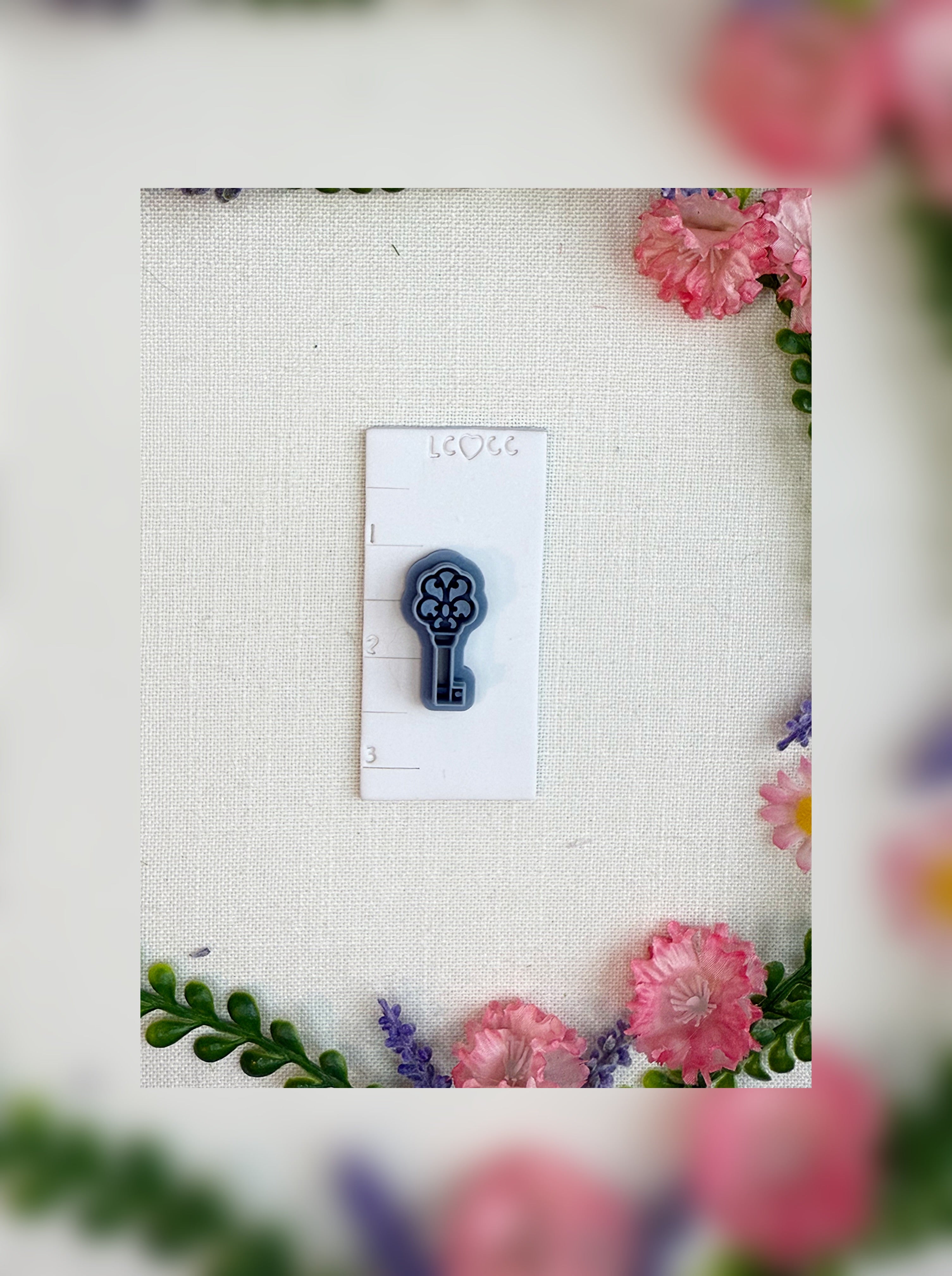 Secret Garden Lock & Key Clay Cutter Set – Polymer Clay Tools