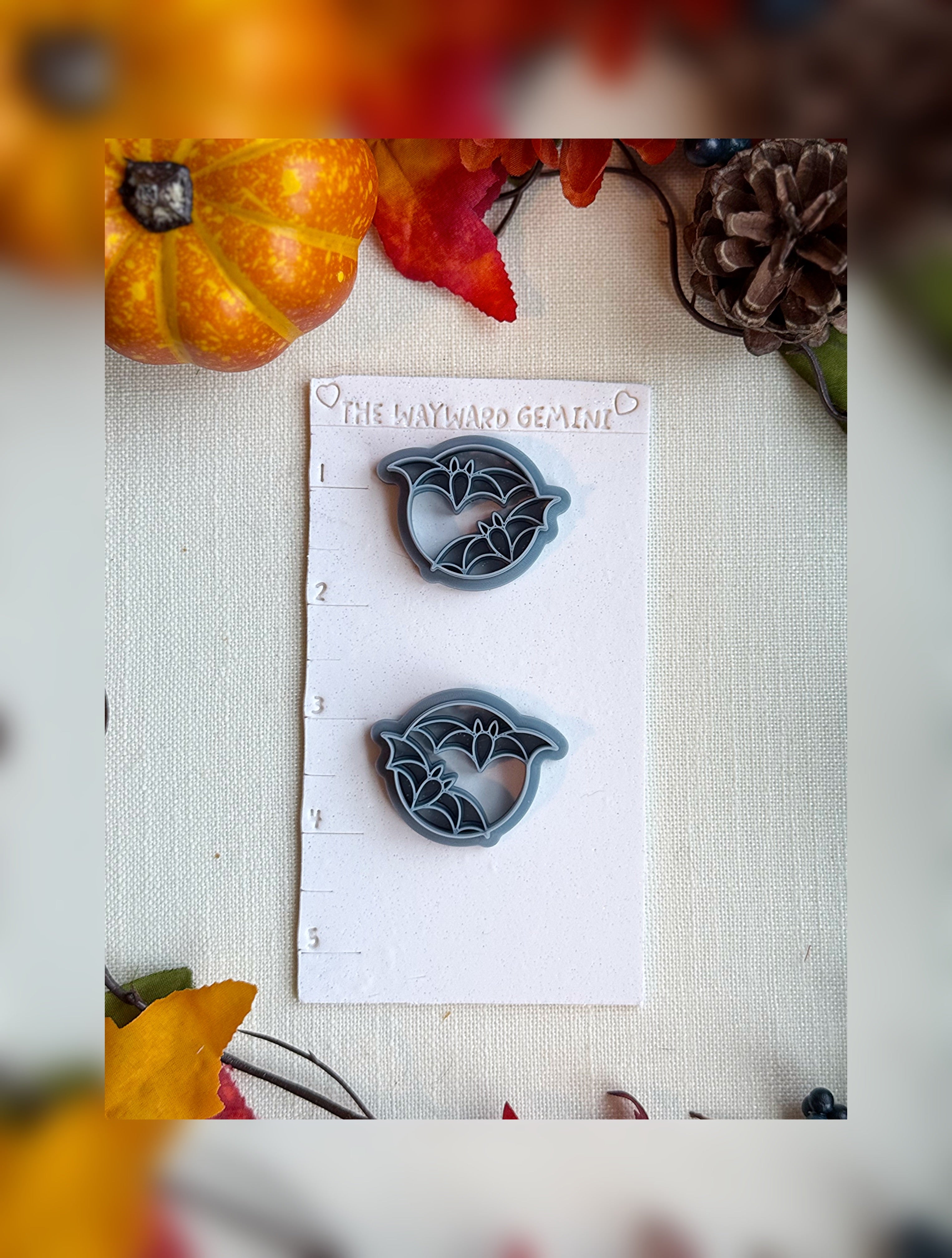 🌕 Midnight Soaree Clay Cutter – Polymer Clay Tool for Halloween