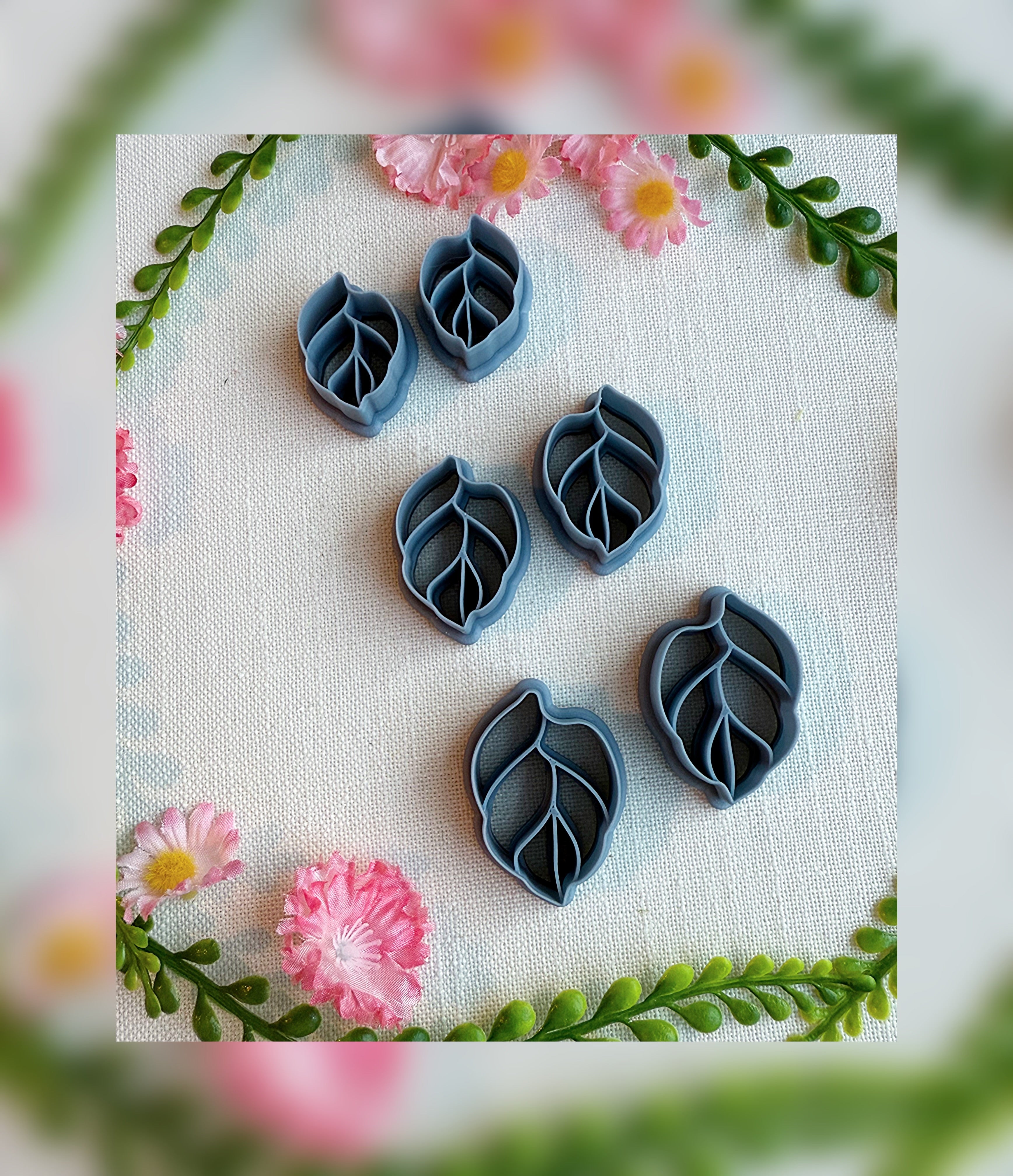 Citrus Grove Leaf Clay Cutter – Polymer Clay Tool