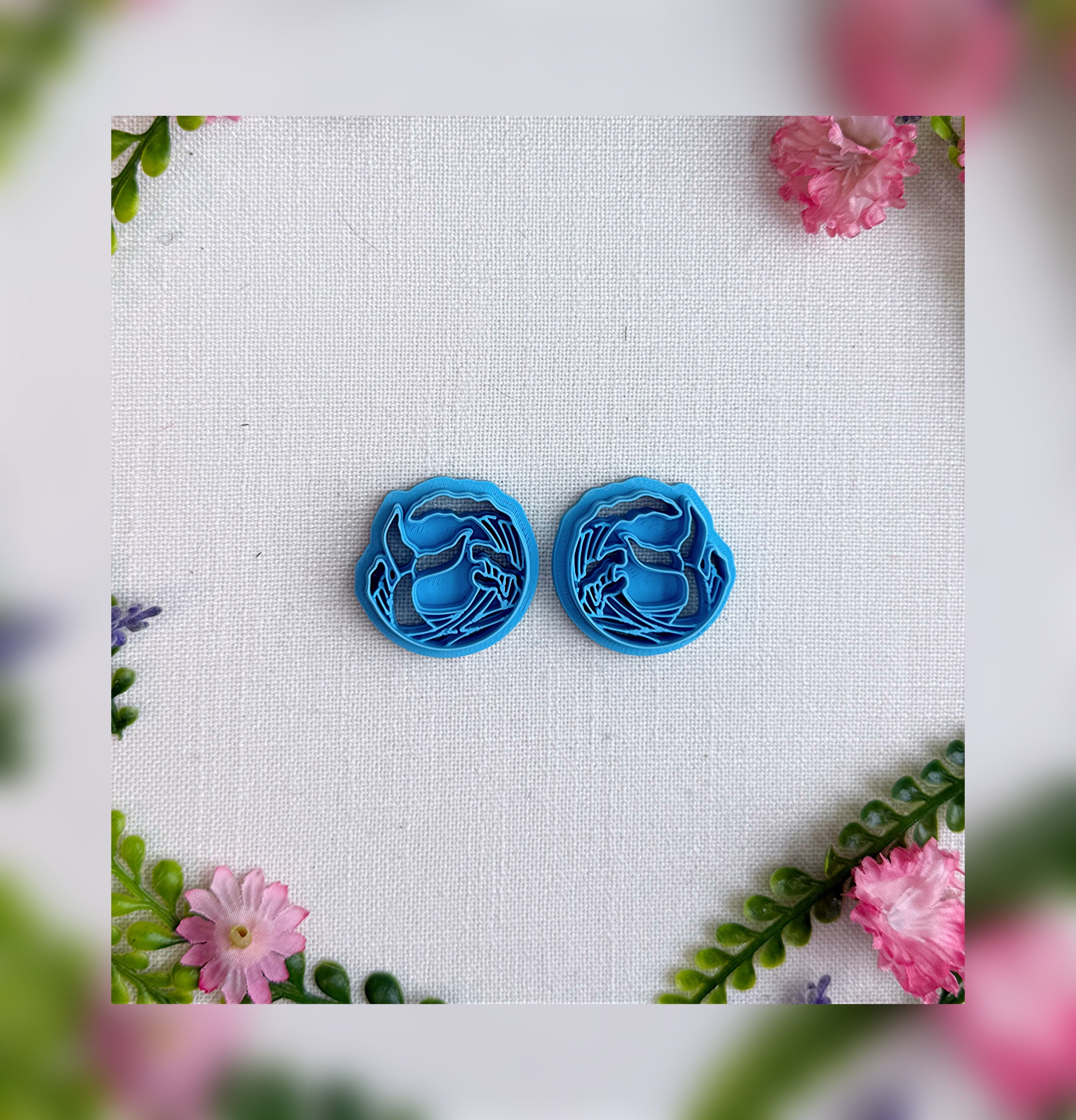 🌊 Tidewhisper Tail Clay Cutter – Polymer Clay Tool