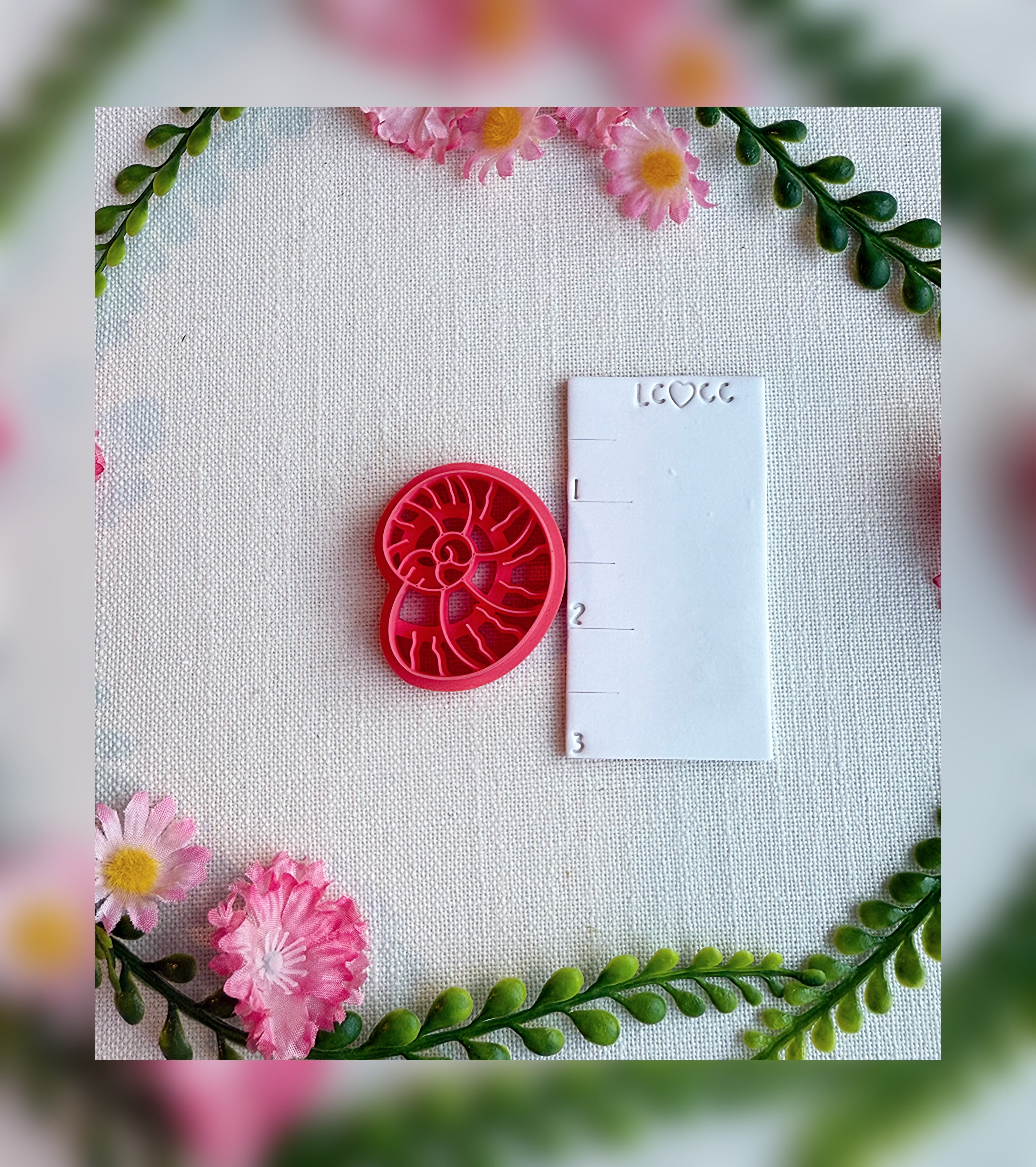 Nautilus Spiral Shell Clay Cutter – Polymer Clay Tool