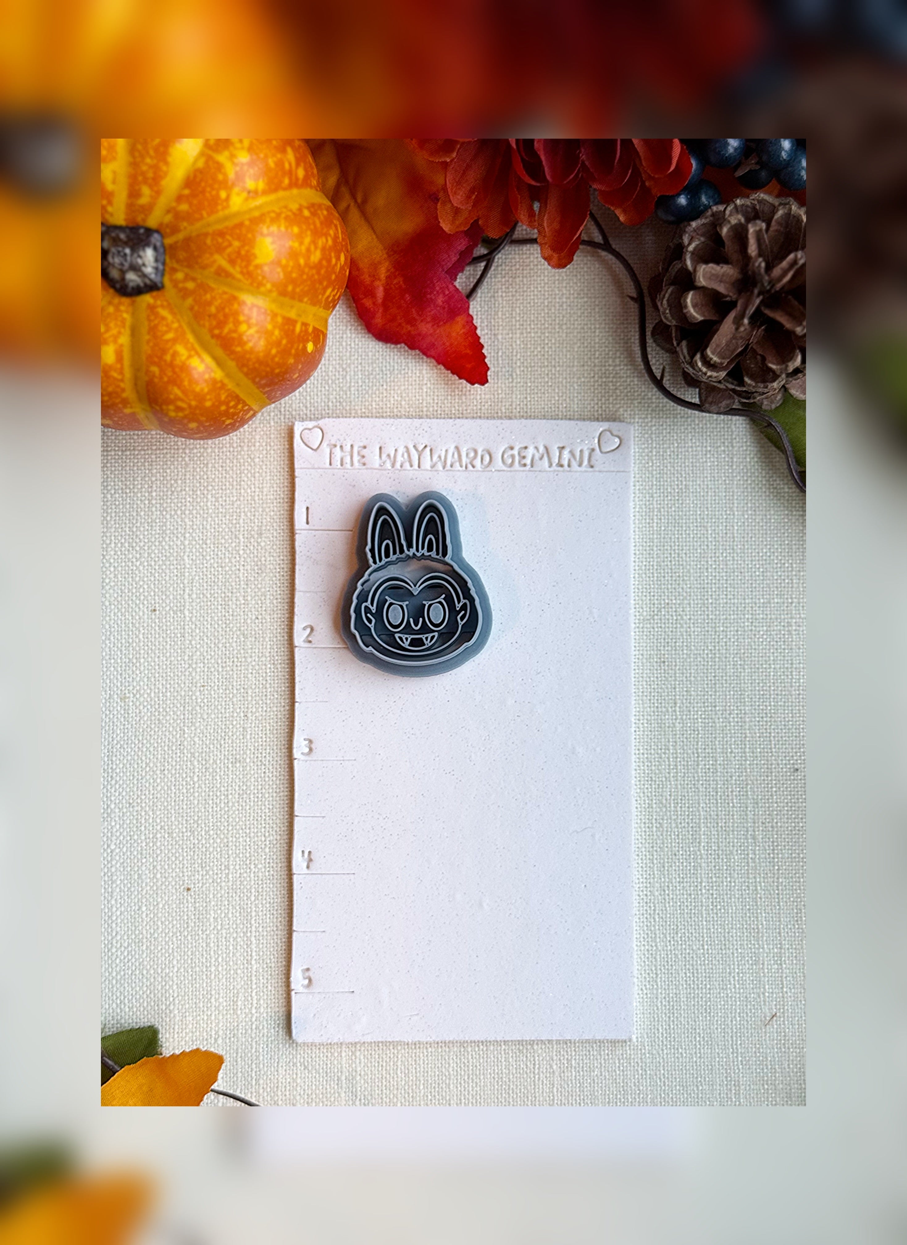 DracuLabubu Clay Cutter – Polymer Clay Tool for Halloween
