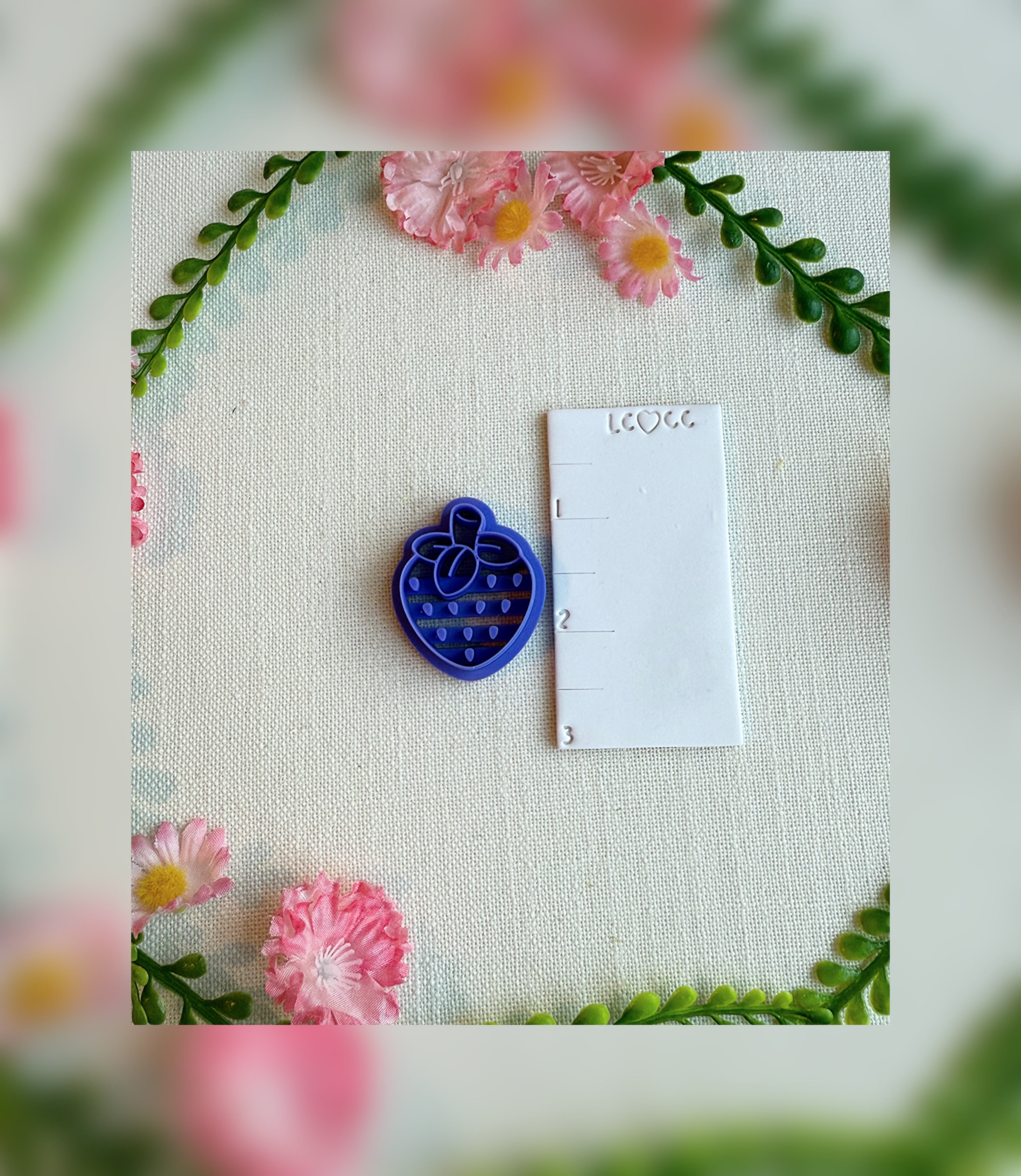 Strawberry Jam Clay Cutter | Polymer Clay Tool