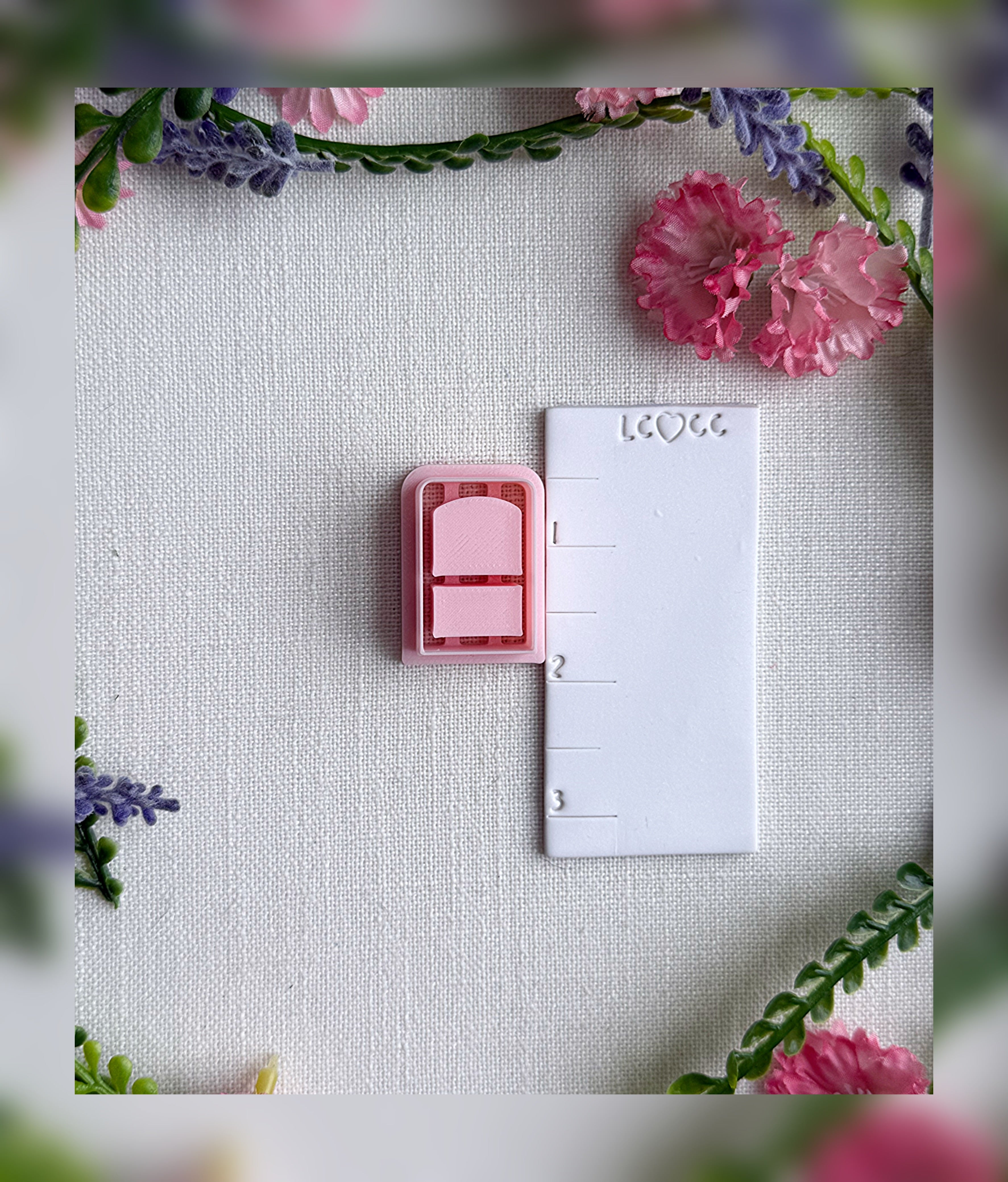 🍰 Petit Gateau Shelf Clay Cutter – Polymer Clay Tool