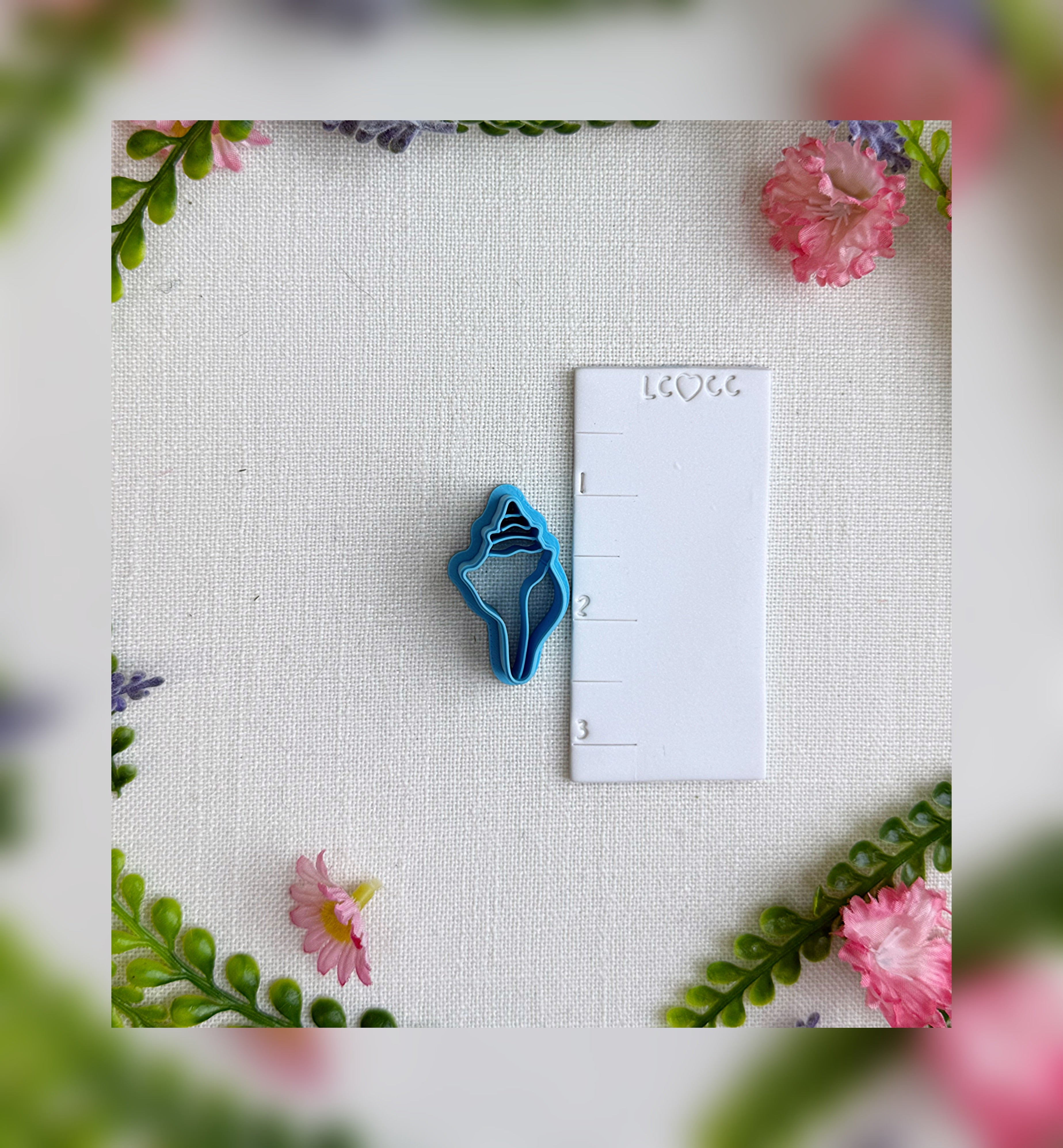Ocean Spiral Shell Clay Cutter – Polymer Clay Tool