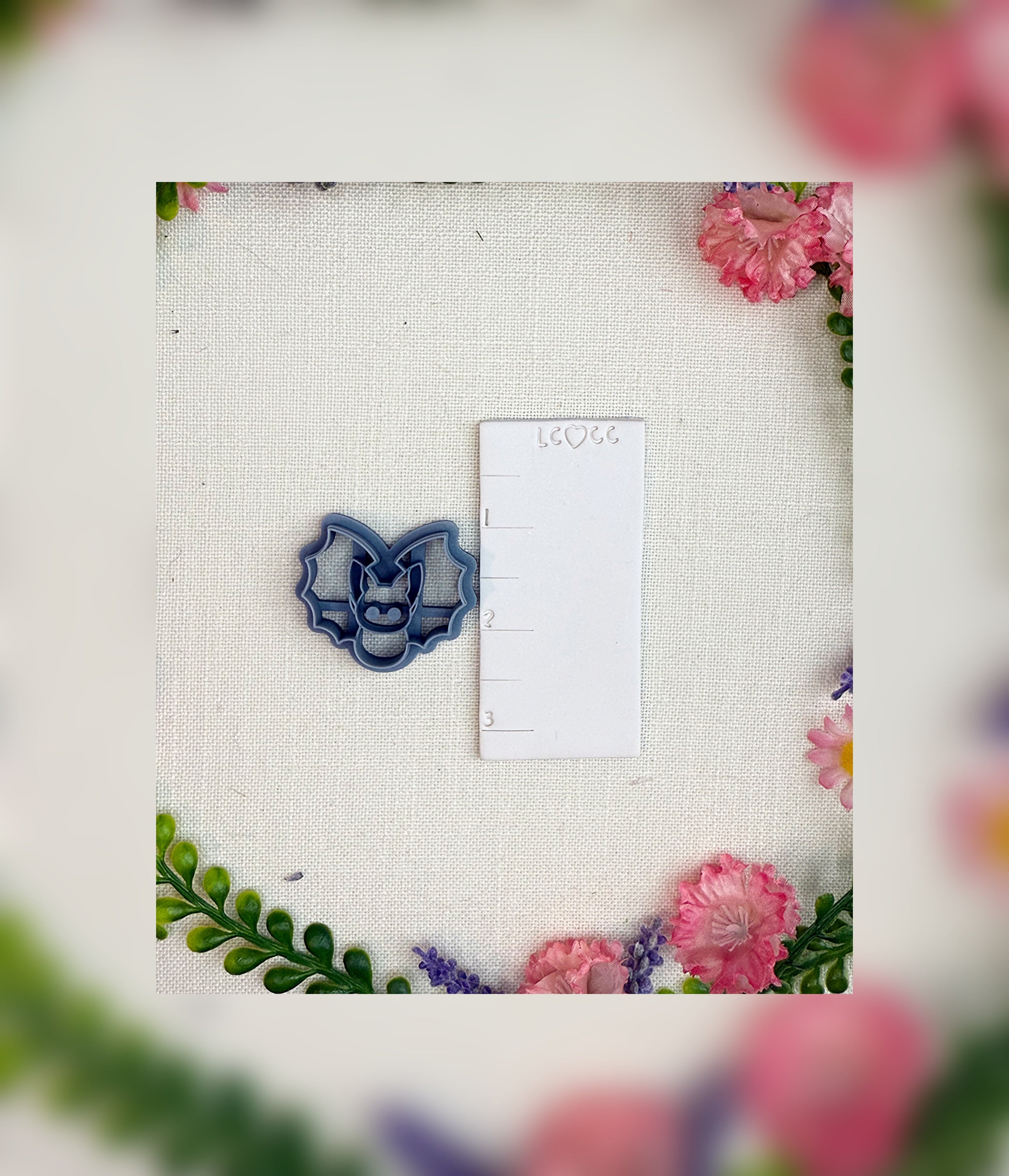 🦇 Midnight Bat & Mini Outfit Cutter Set – Clay Cutter | Polymer Clay Tool