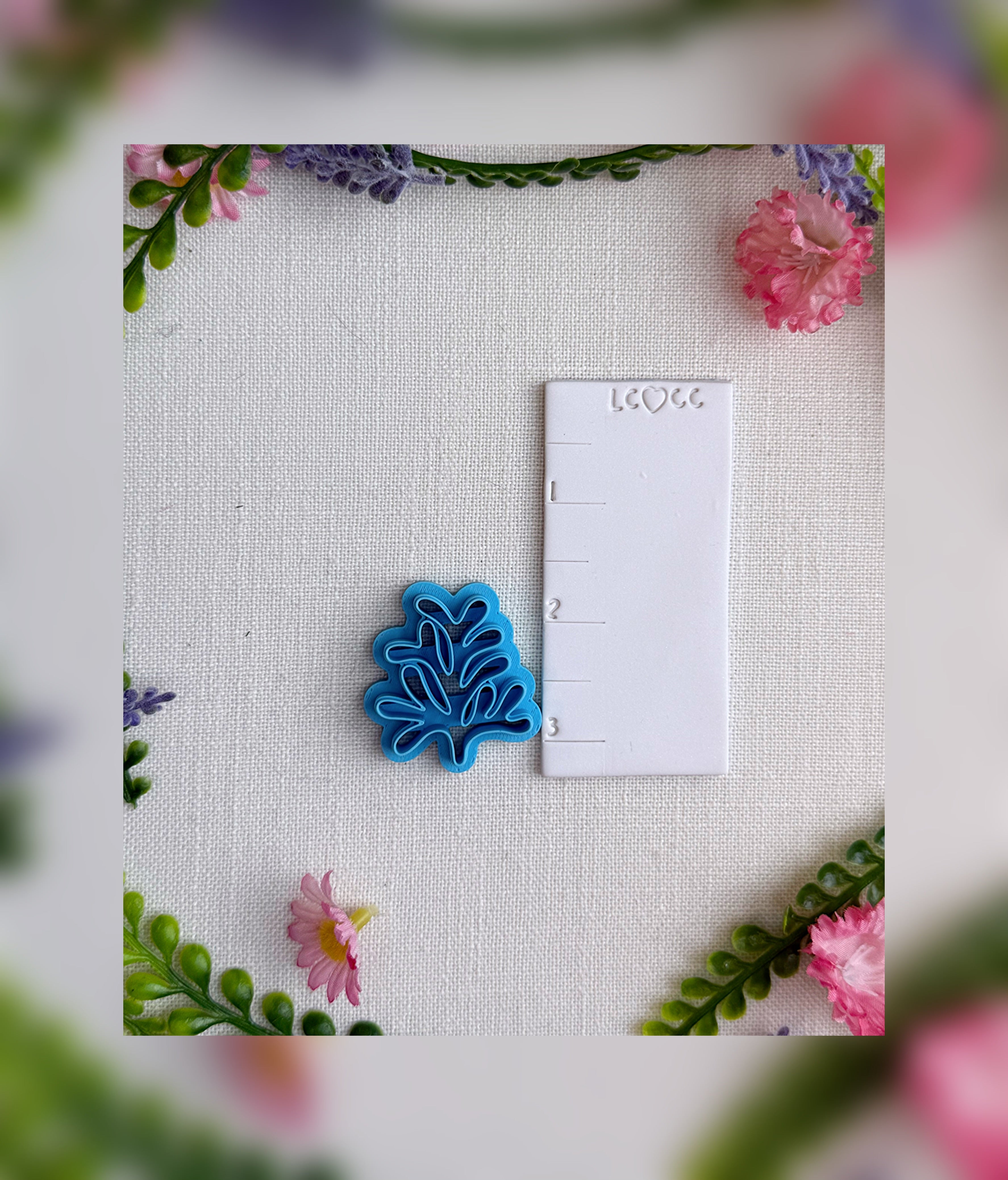 Sea Fern Coral Clay Cutter – Polymer Clay Tool