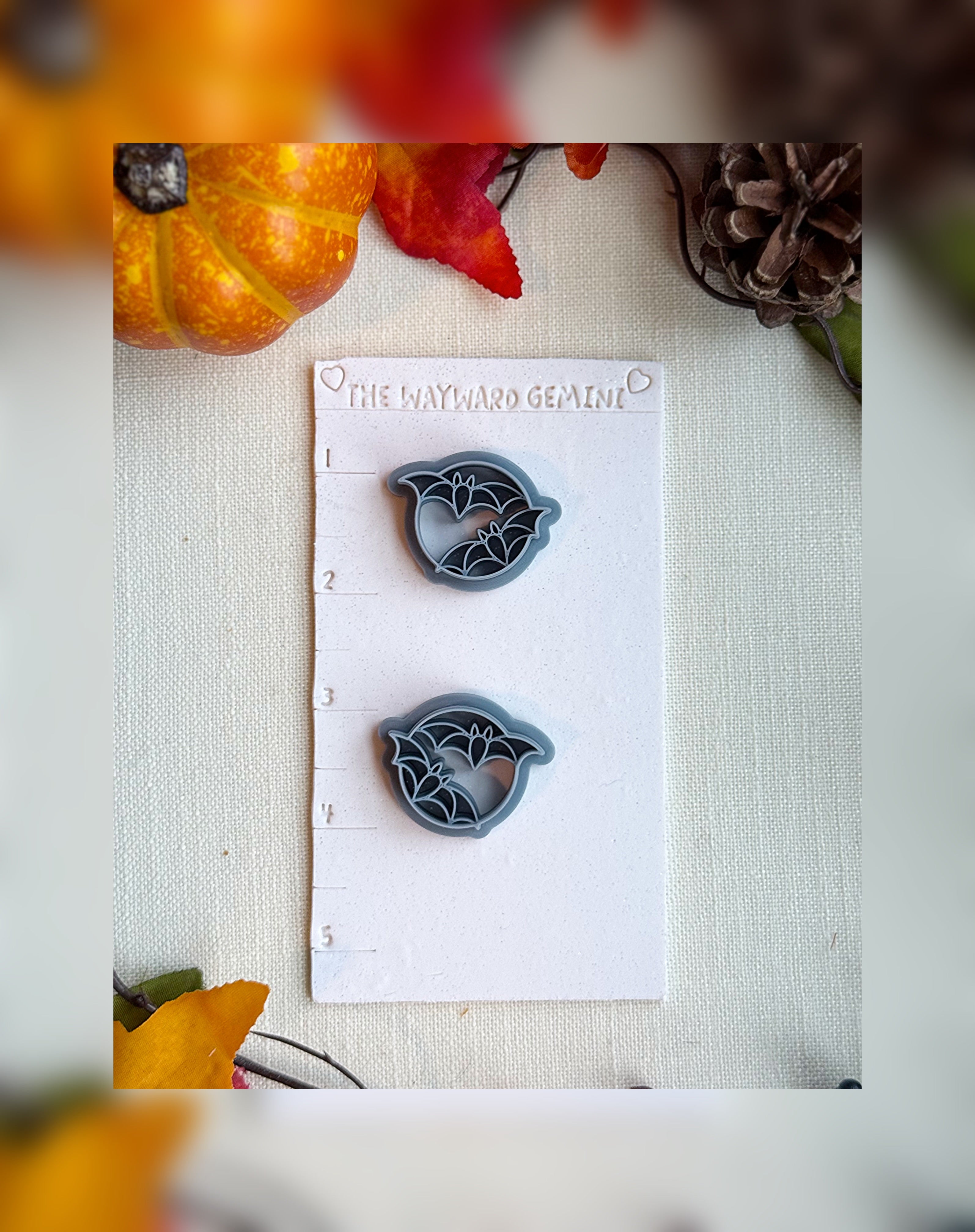 🌕 Midnight Soaree Clay Cutter – Polymer Clay Tool for Halloween
