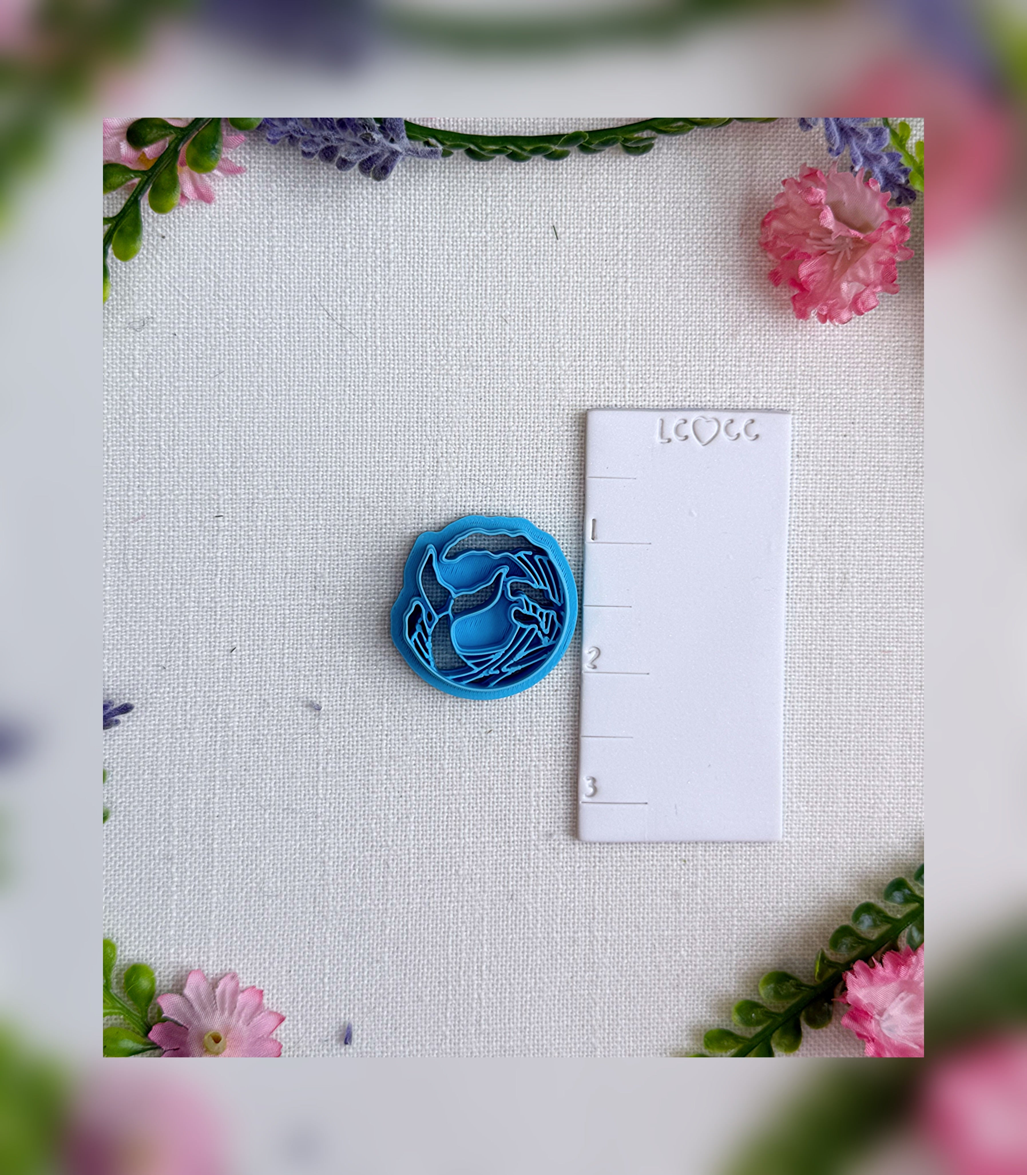 🌊 Tidewhisper Tail Clay Cutter – Polymer Clay Tool