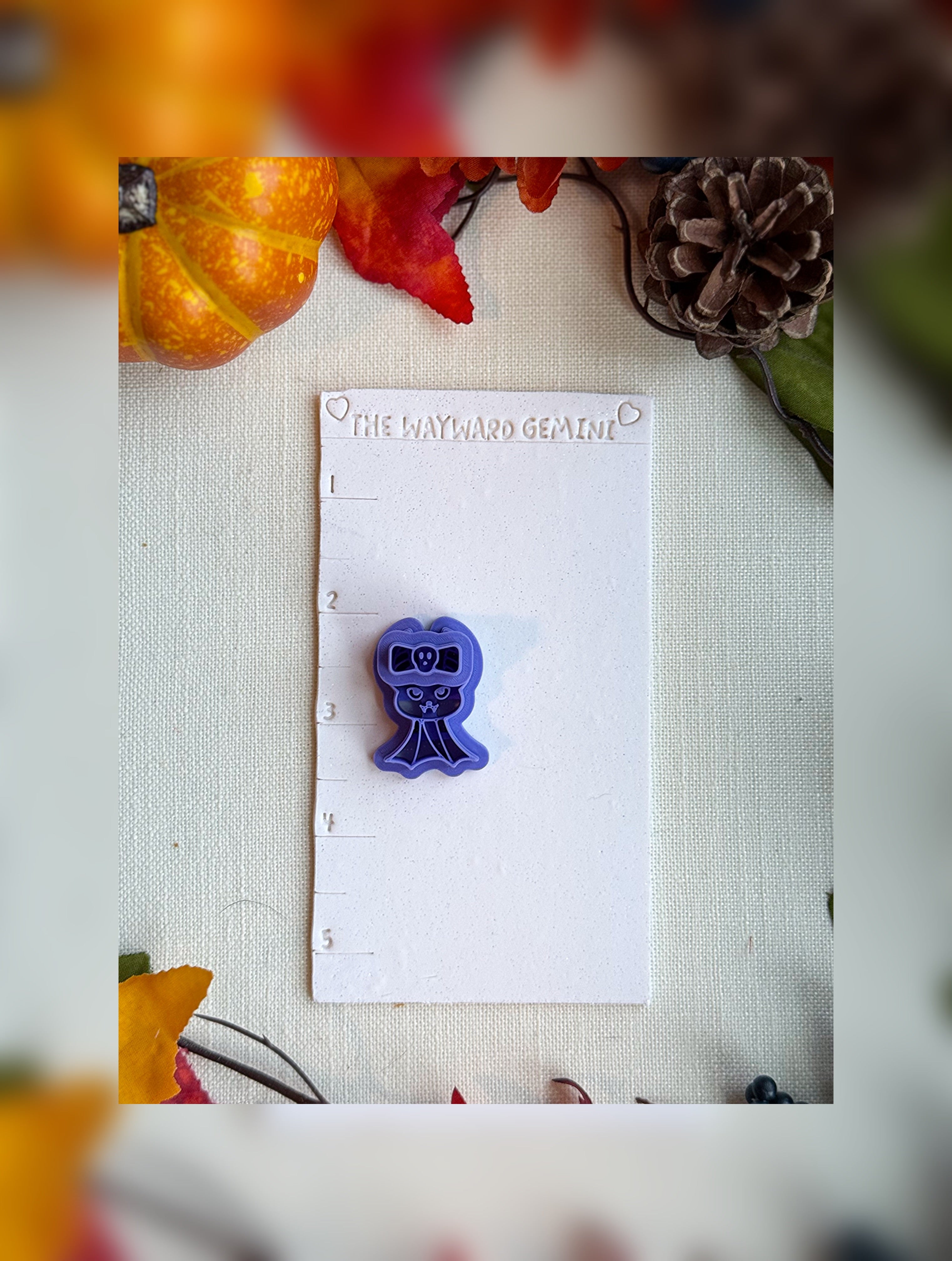 🦇 Bitty Batty Clay Cutter Set – Polymer Clay Tool for Halloween