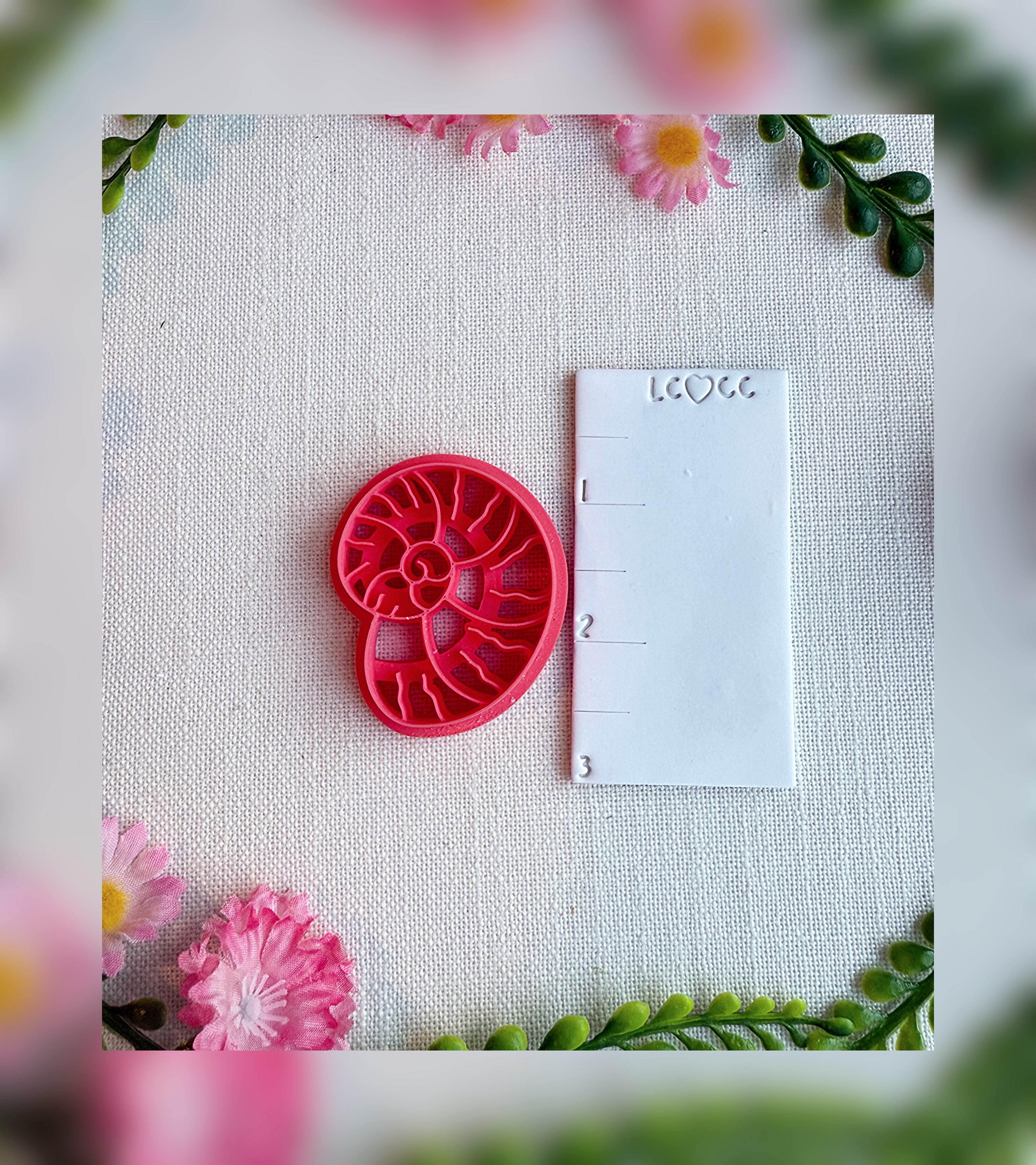 Nautilus Spiral Shell Clay Cutter – Polymer Clay Tool