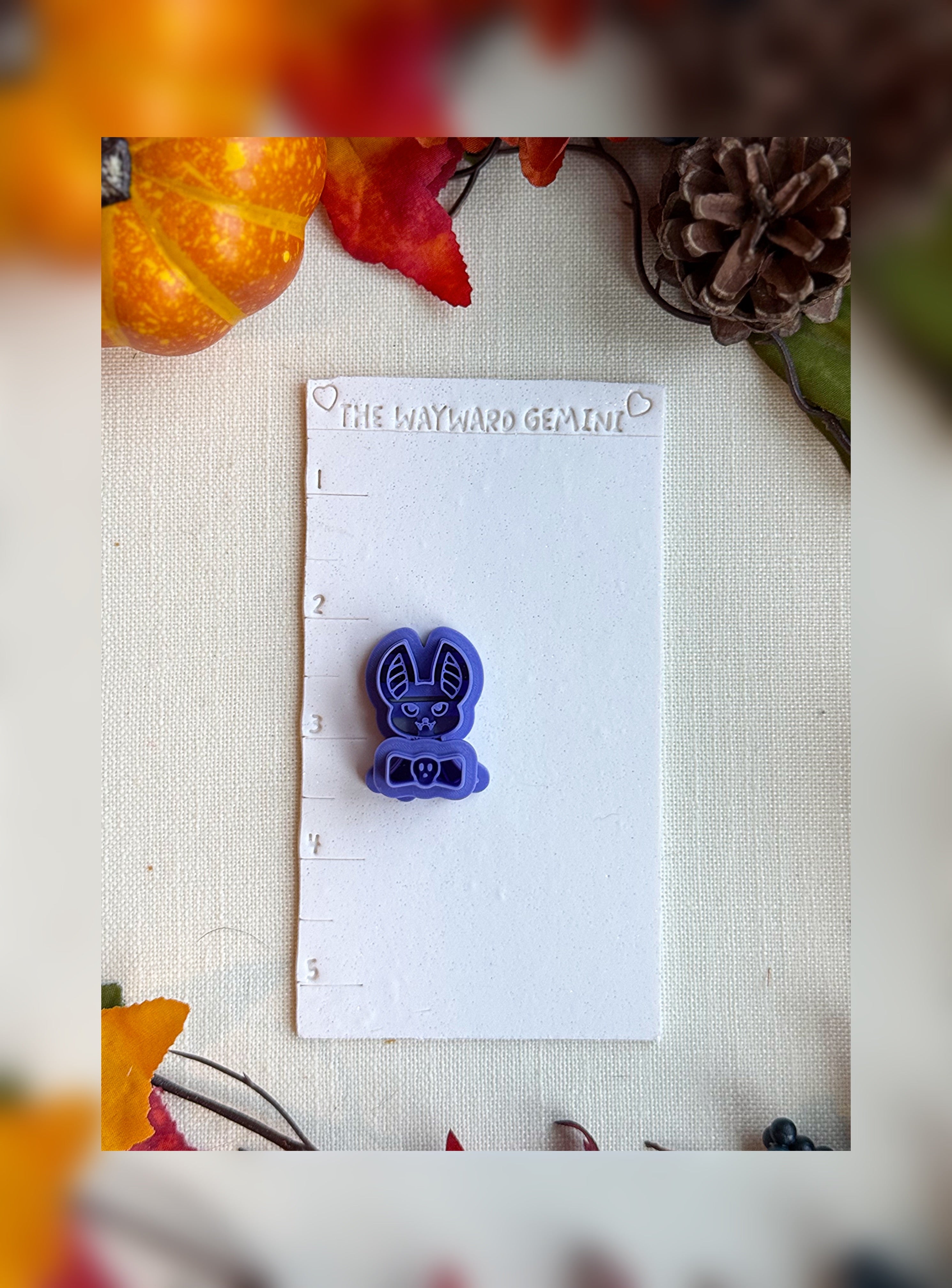 🦇 Bitty Batty Clay Cutter Set – Polymer Clay Tool for Halloween