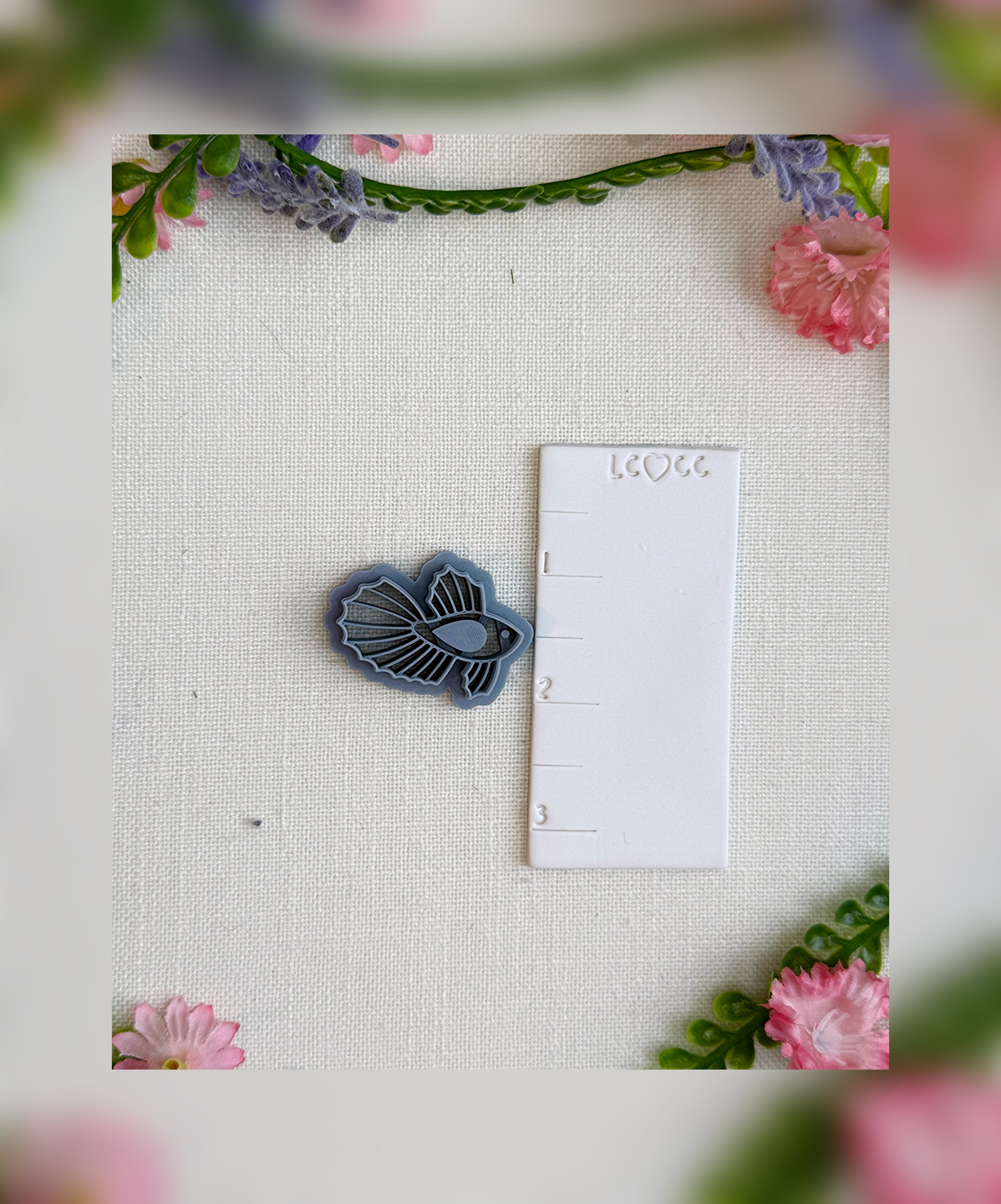 Mystic Betta Fish Clay Cutter – Polymer Clay Tool