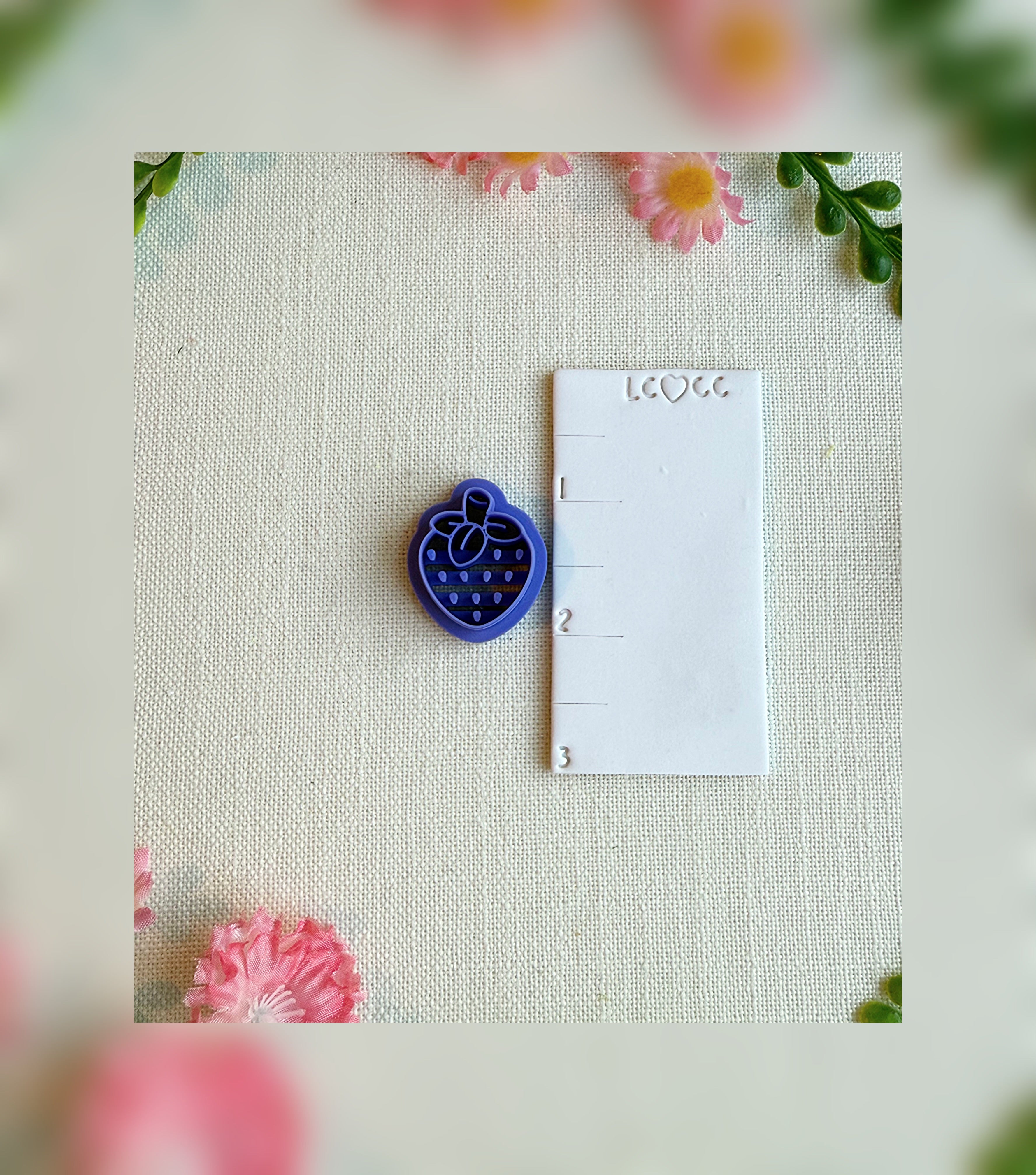 Strawberry Jam Clay Cutter | Polymer Clay Tool