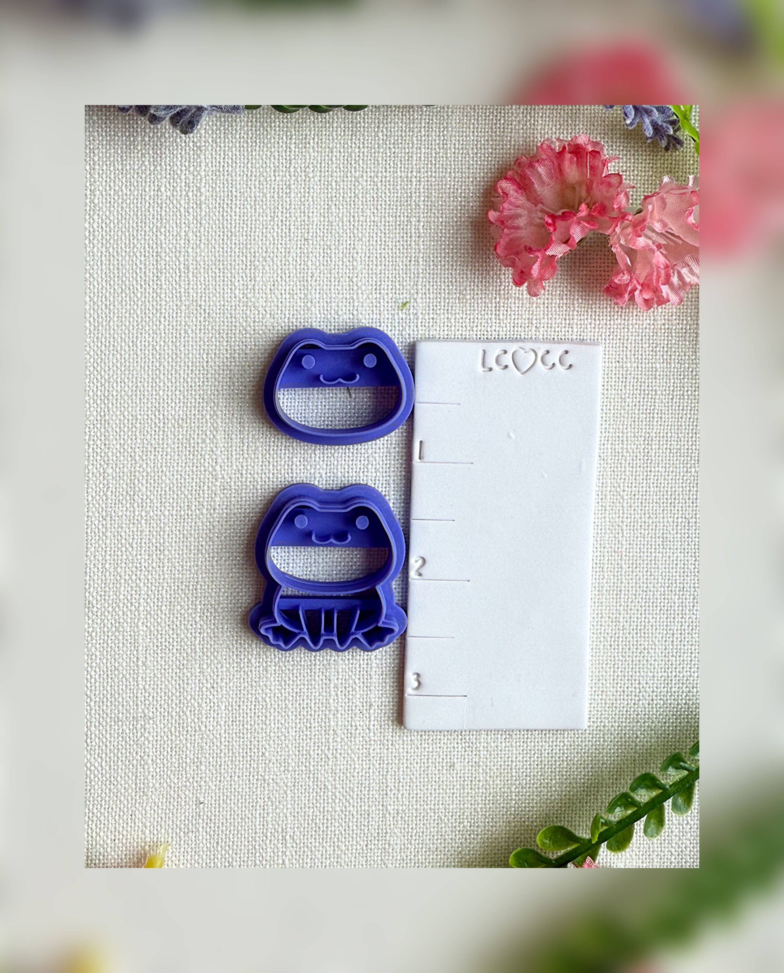 🐸Prince Hoppy Layered Frog Clay Cutter – Polymer Clay Tool