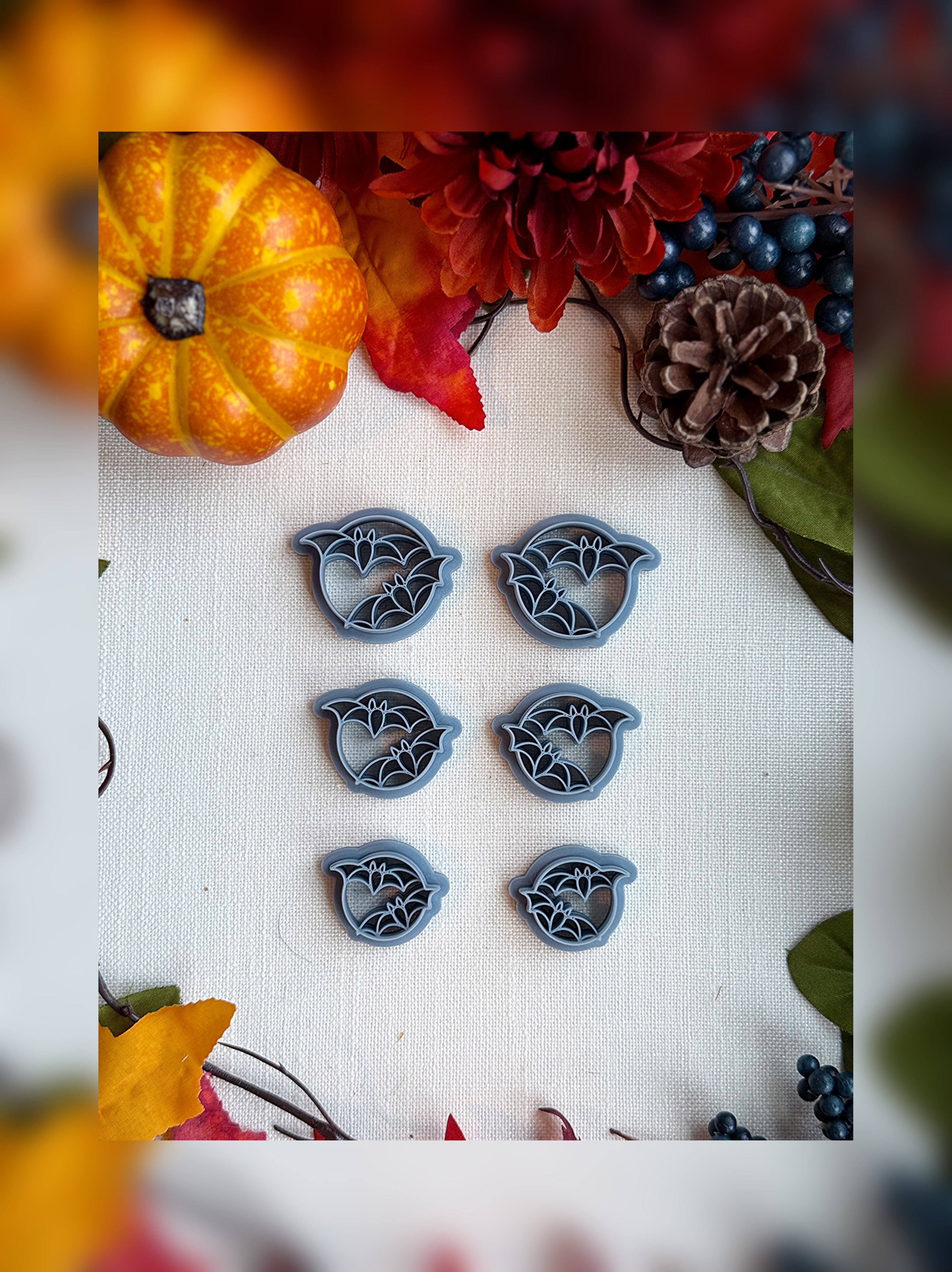 🌕 Midnight Soaree Clay Cutter – Polymer Clay Tool for Halloween