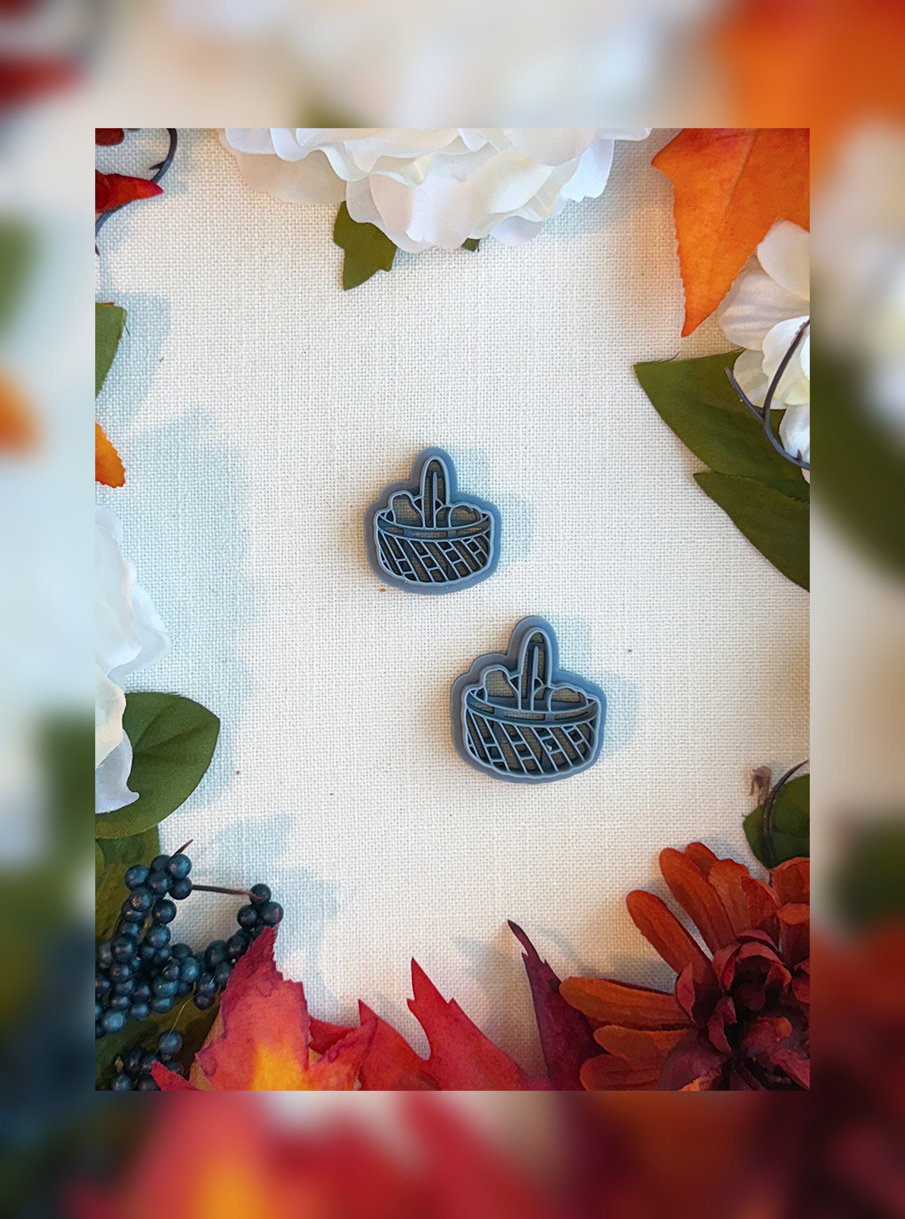 Harvest Basket Clay Cutter – Polymer Clay Tool