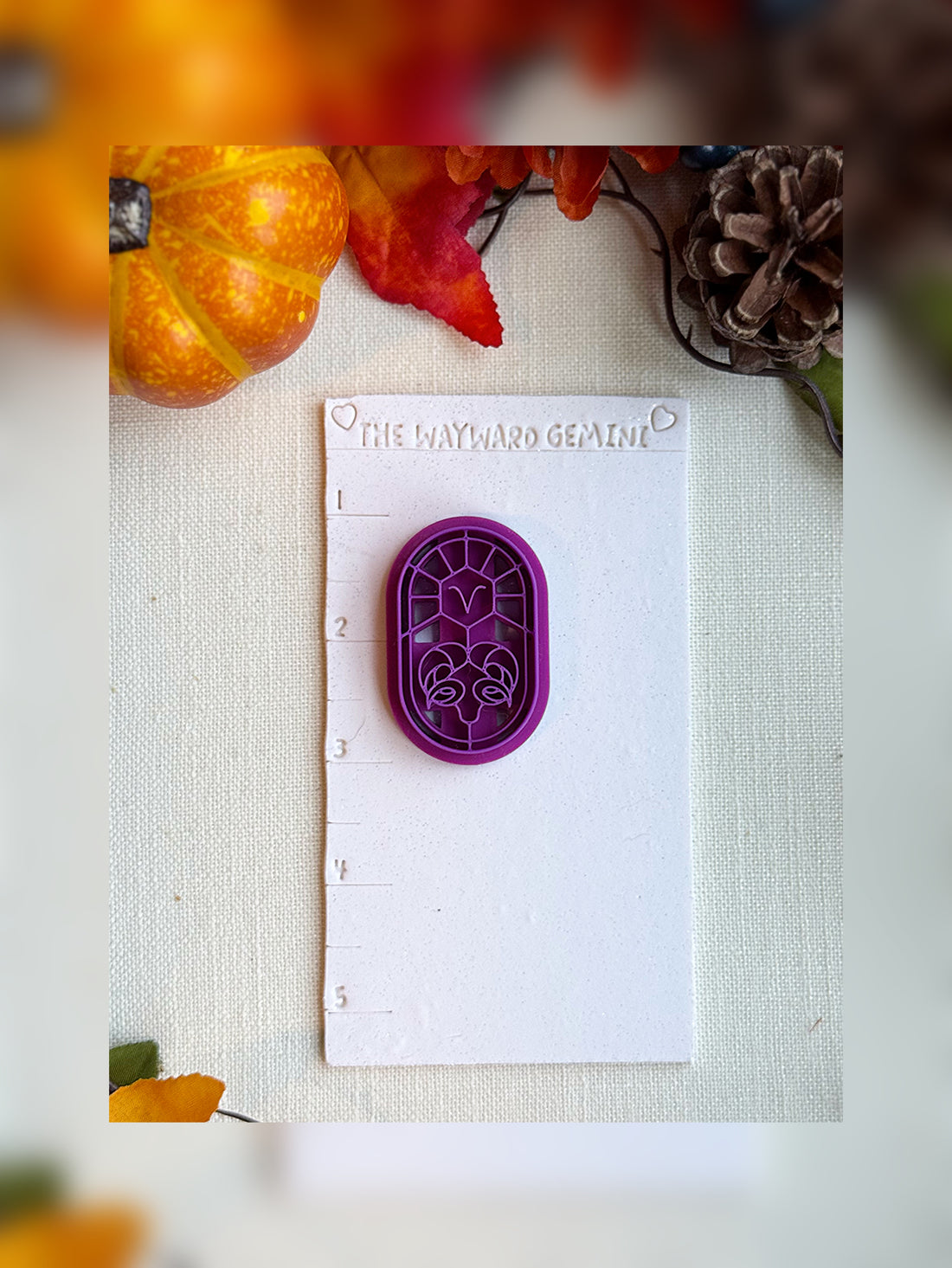 Celestial Aries Clay Cutter – Polymer Clay Tool for Astrological Creations