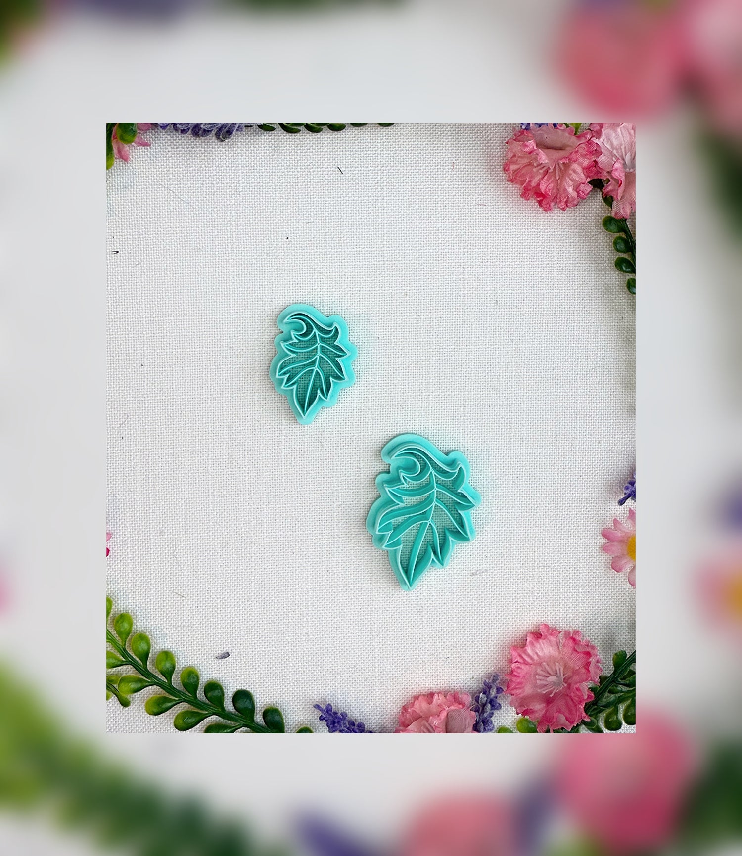 Mystic Oak Leaf Clay Cutter – Polymer Clay Tool
