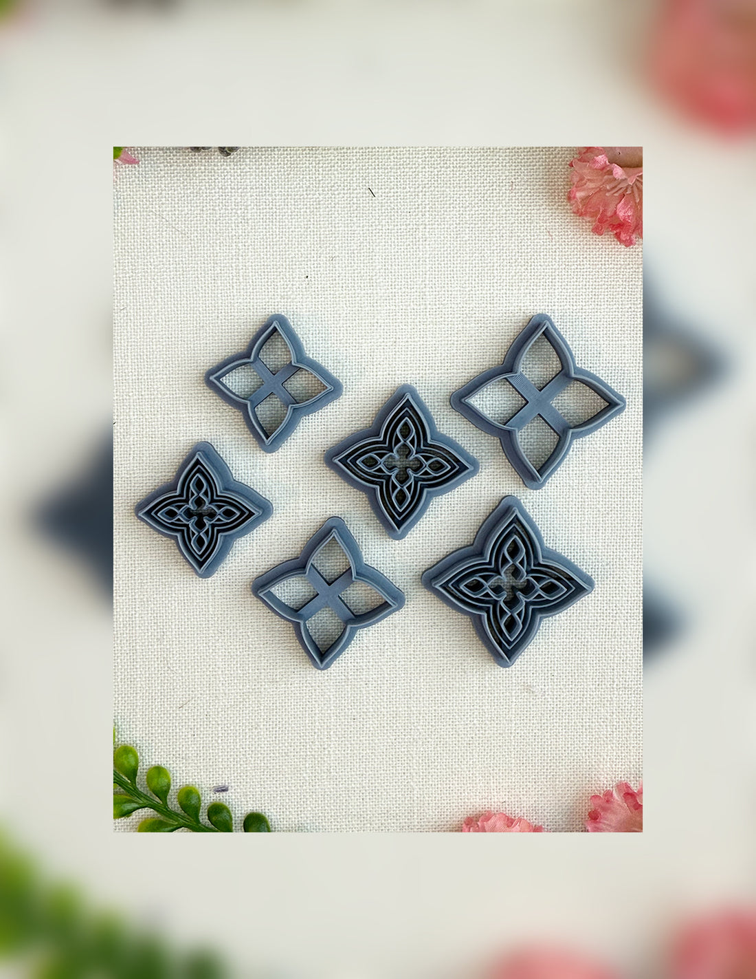 Cathedral Clover Window Clay Cutter – Polymer Clay