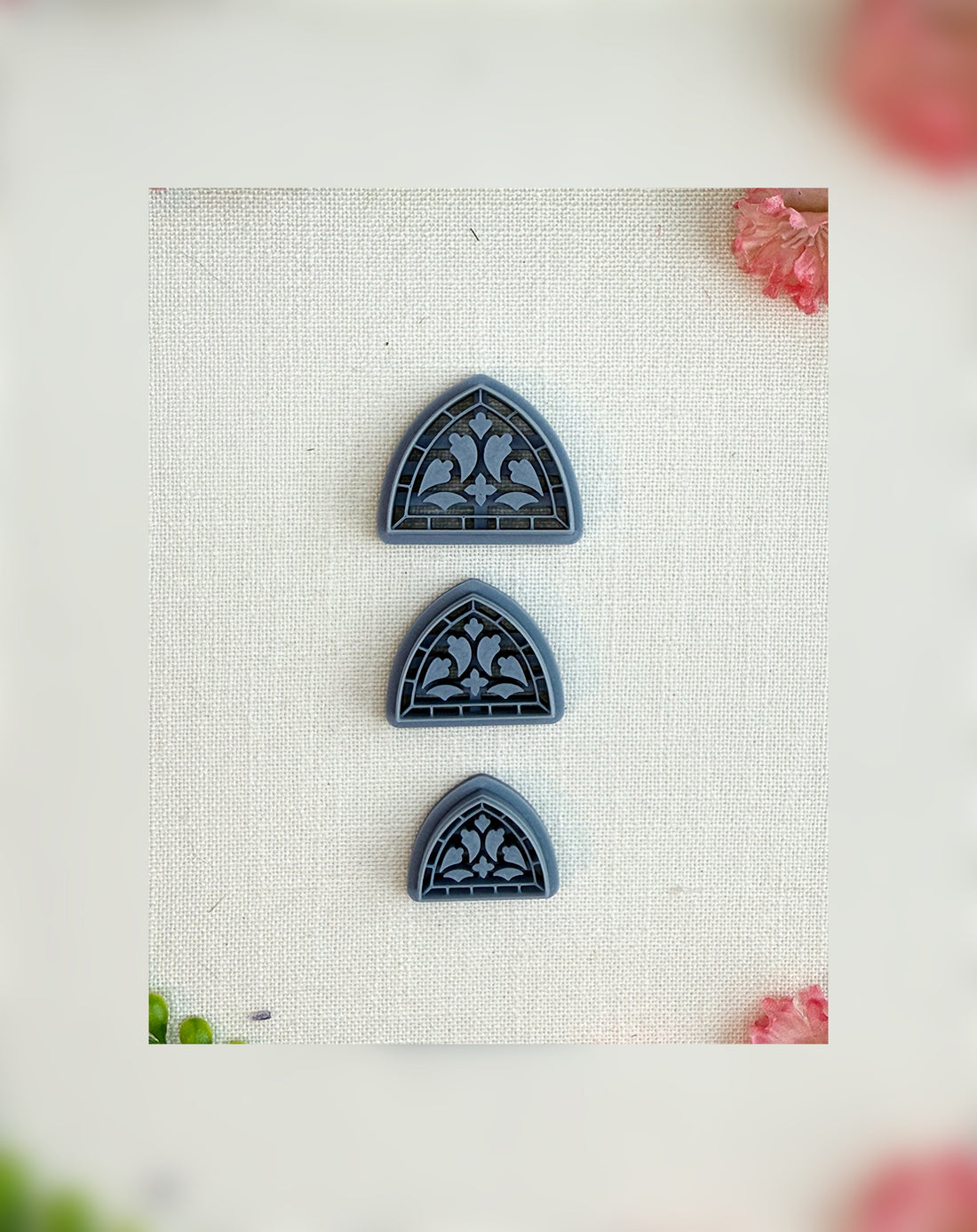 Moonlit Cathedral Window Clay Cutter – Polymer Clay Tool