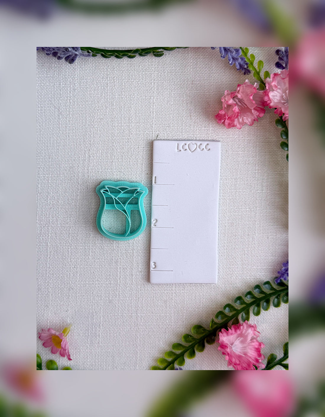 Twilight Rose Clay Cutter – Polymer Clay Tool