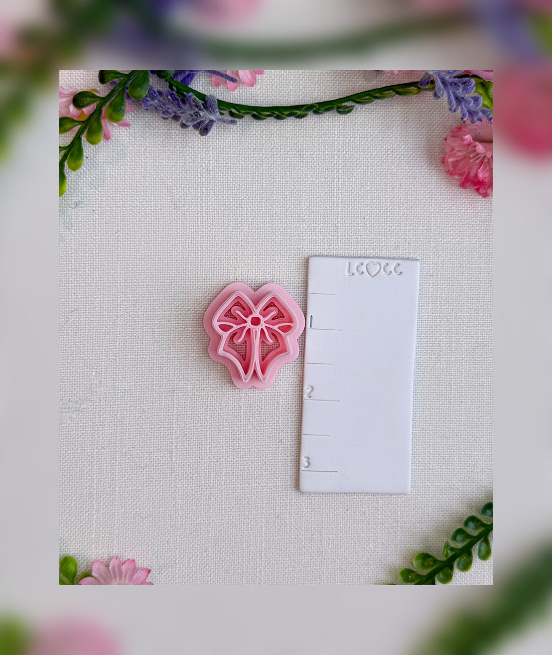 Festive Frost Bow Clay Cutter – Polymer Clay Tool
