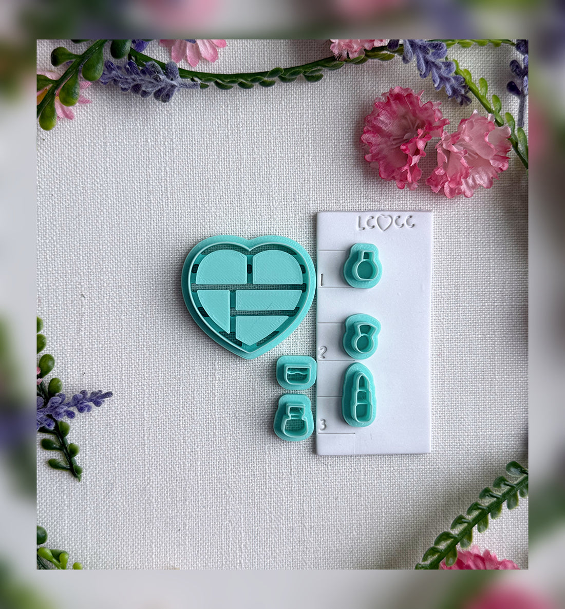 💄 Mini Vanity Dreams Clay Cutter Set – Polymer Clay Tools