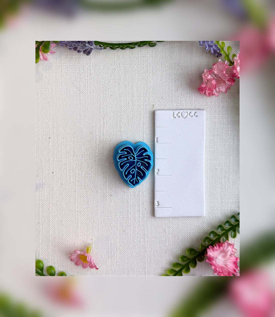 Monstera Heart Clay Cutter – Polymer Clay Tool