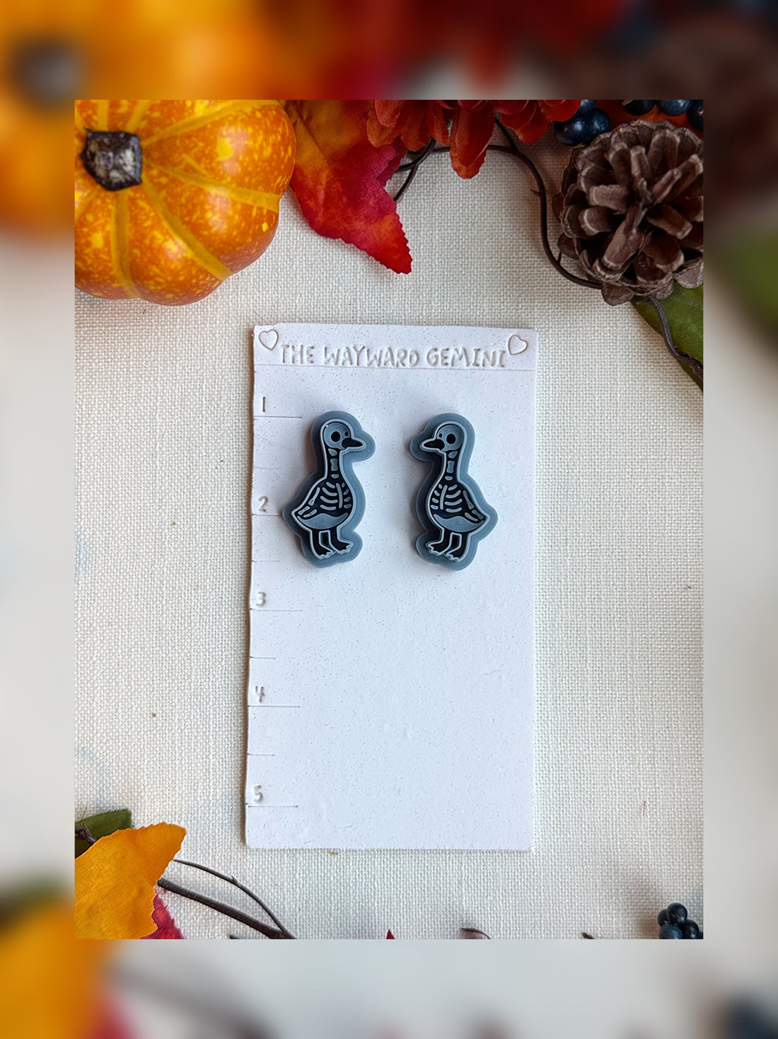 💀 Honk If You’re Haunted Clay Cutter – Polymer Clay Tool for Halloween