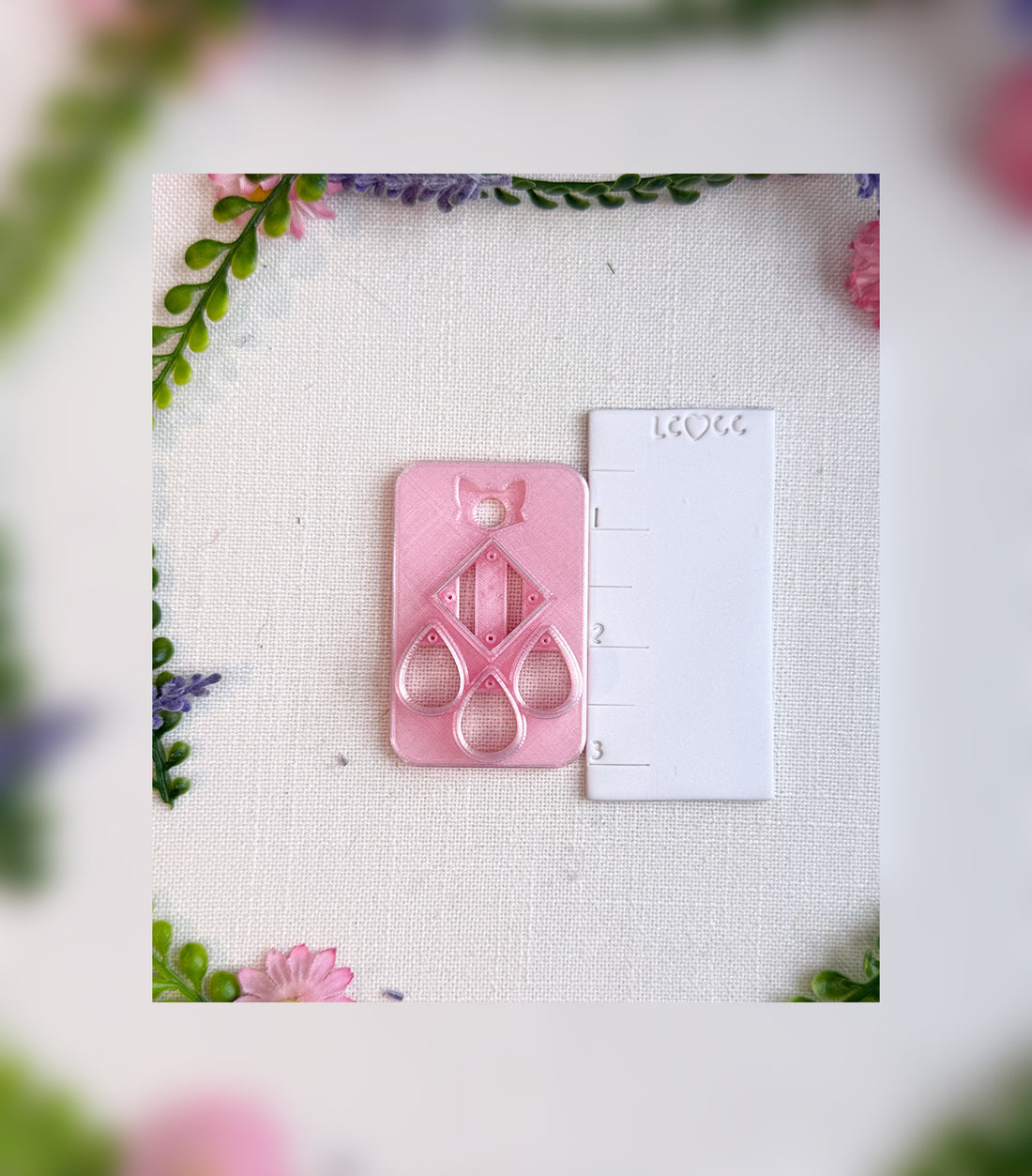 Dewdrop Pavilion Clay Cutter – Polymer Clay Tool by The Pudgy Art Bandit