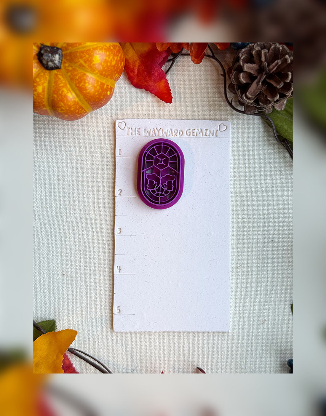 Celestial Gemini Clay Cutter – Polymer Clay Tool for Astrological Creations