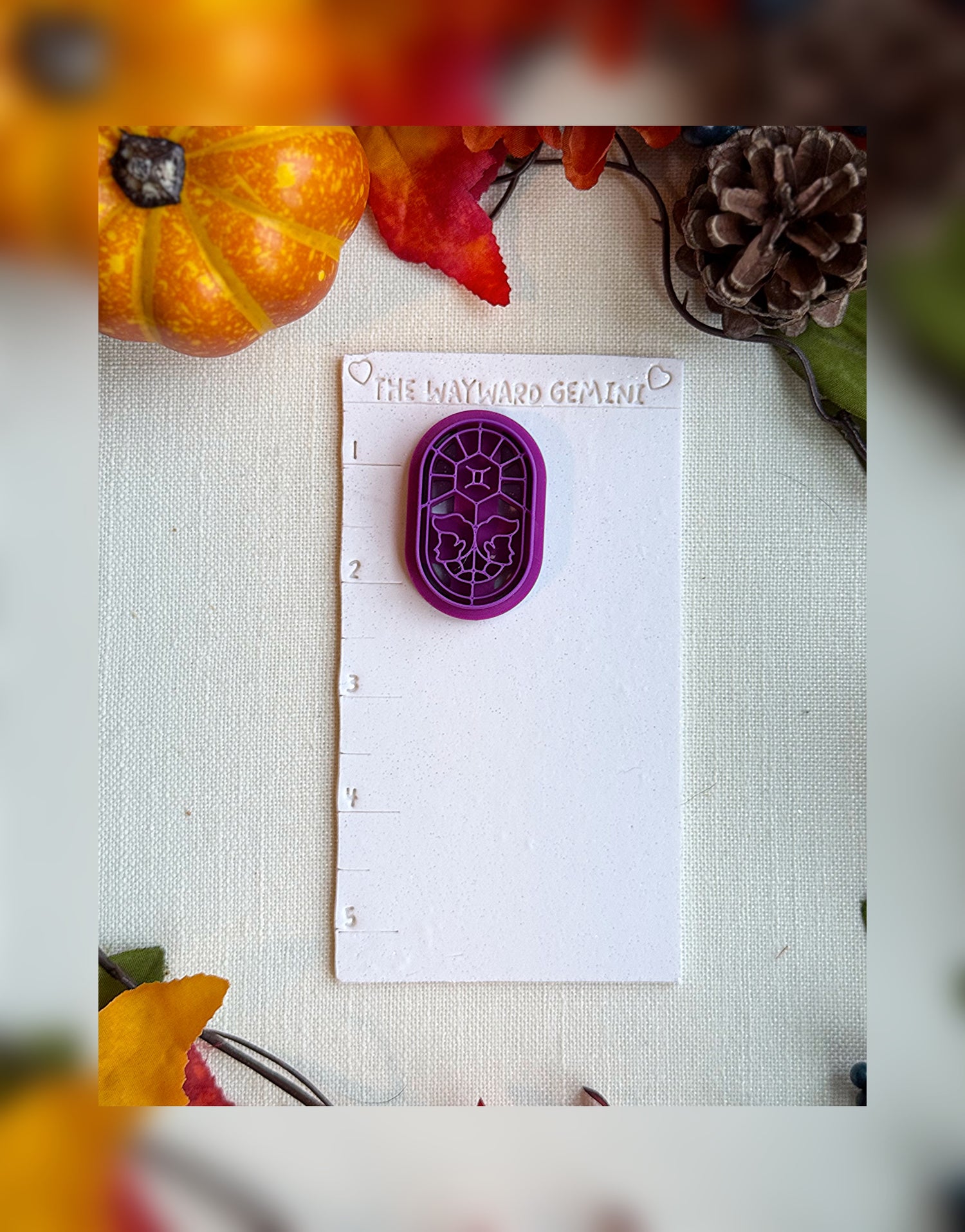 Celestial Gemini Clay Cutter – Polymer Clay Tool for Astrological Creations