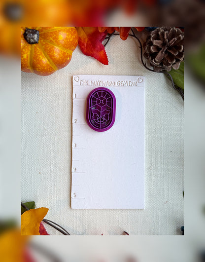 Celestial Gemini Clay Cutter – Polymer Clay Tool for Astrological Creations