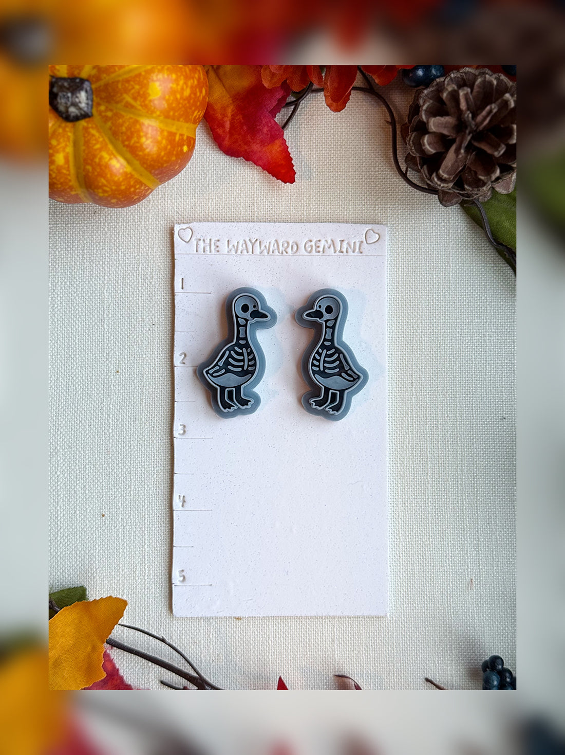 💀 Honk If You’re Haunted Clay Cutter – Polymer Clay Tool for Halloween