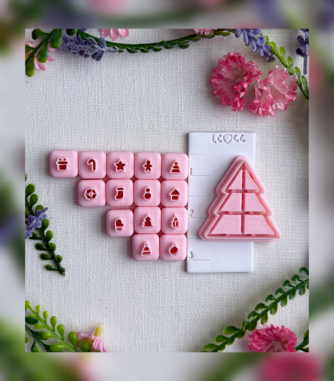 🎄 Woodland Tree Shelf Clay Cutter Set