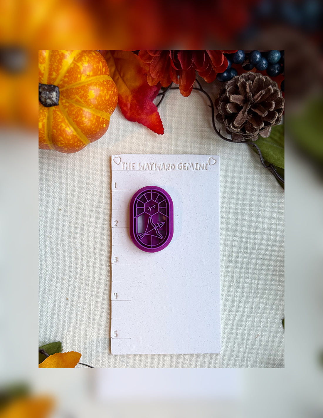 Celestial Sagittarius Clay Cutter – Polymer Clay Tool for Astrological Creations