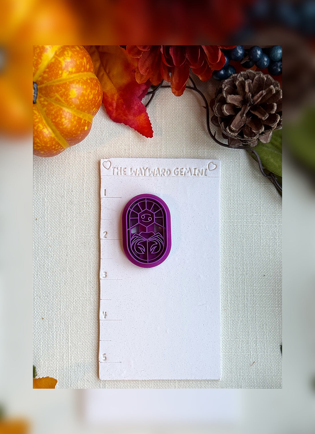 Celestial Cancer Clay Cutter – Polymer Clay Tool for Astrological Creations