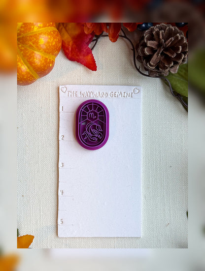 Celestial Scorpio Clay Cutter – Polymer Clay Tool for Astrological Creations