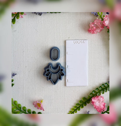 Moonlit Bloom Clay Cutter – Polymer Clay Tool
