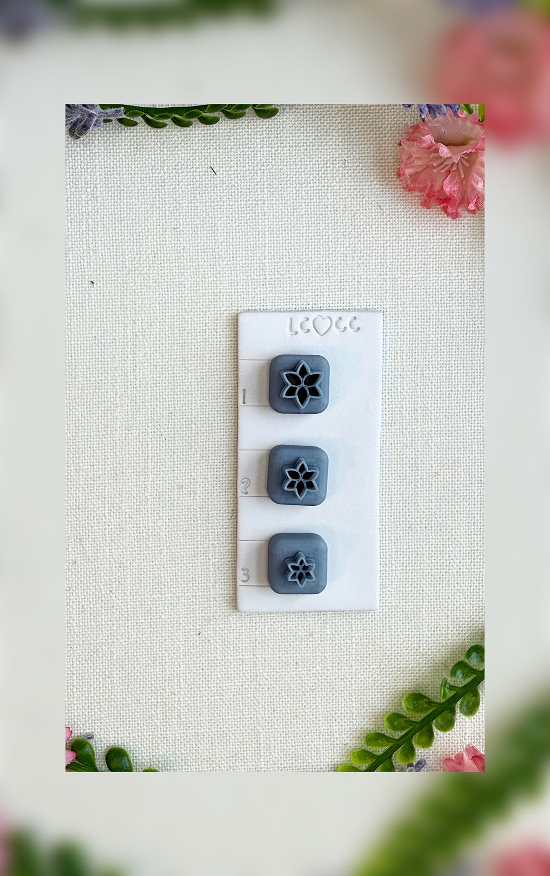 Starseed Bloom Clay Cutter – Polymer Clay Tool
