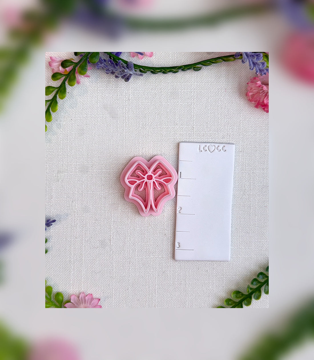 Festive Frost Bow Clay Cutter – Polymer Clay Tool