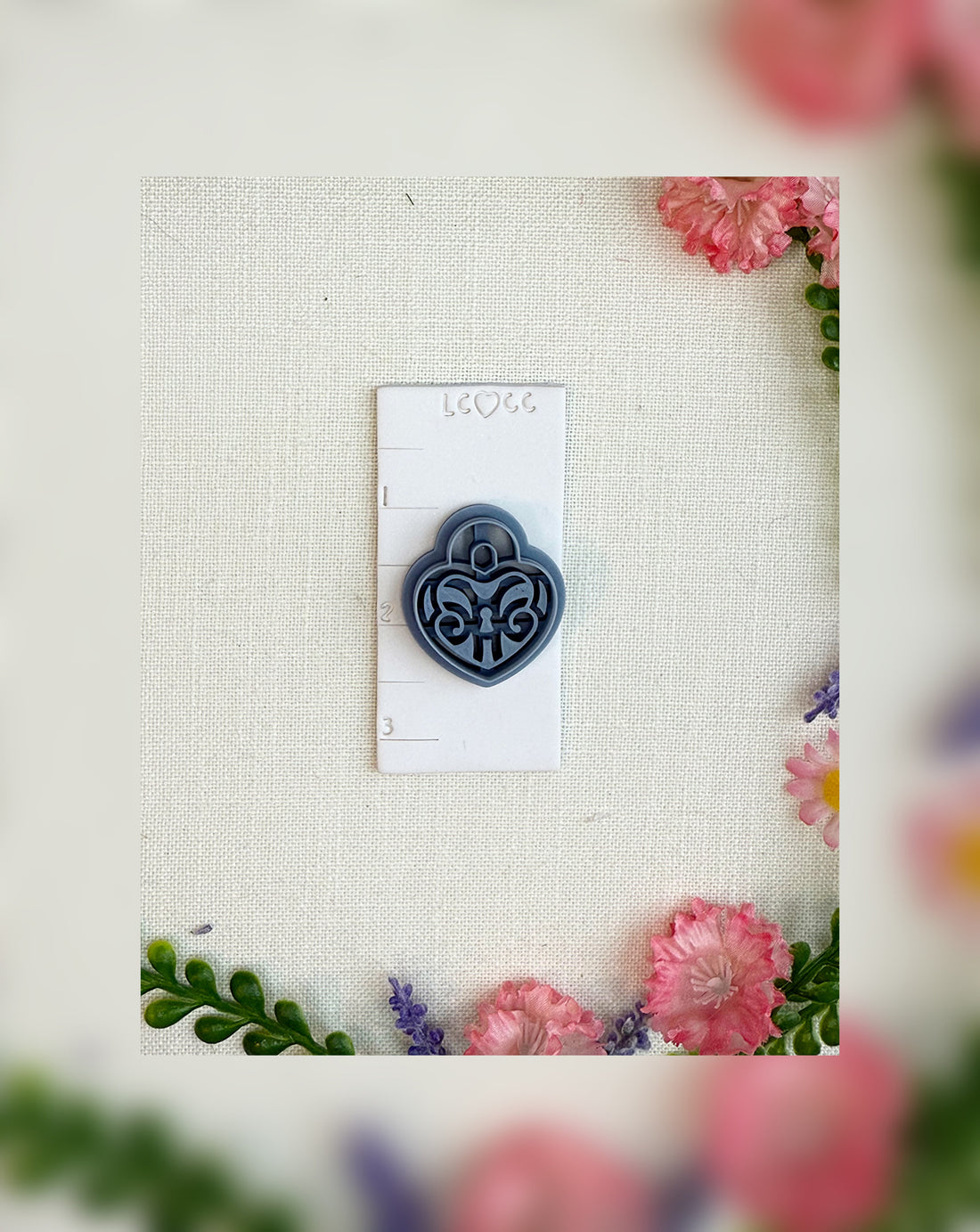 Secret Garden Lock &amp; Key Clay Cutter Set – Polymer Clay Tools