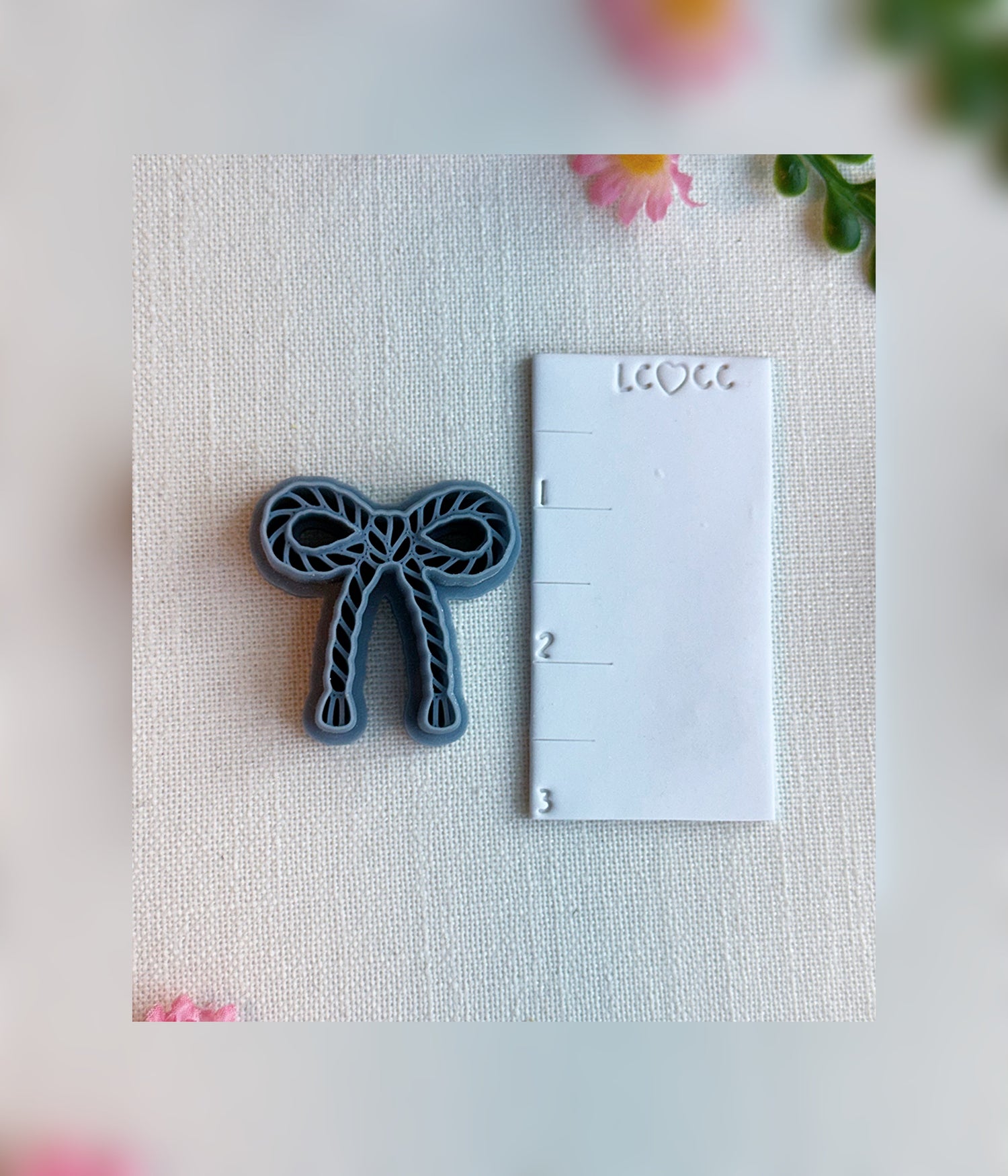 Rustic Rope Bow Clay Cutter – Polymer Clay Tool