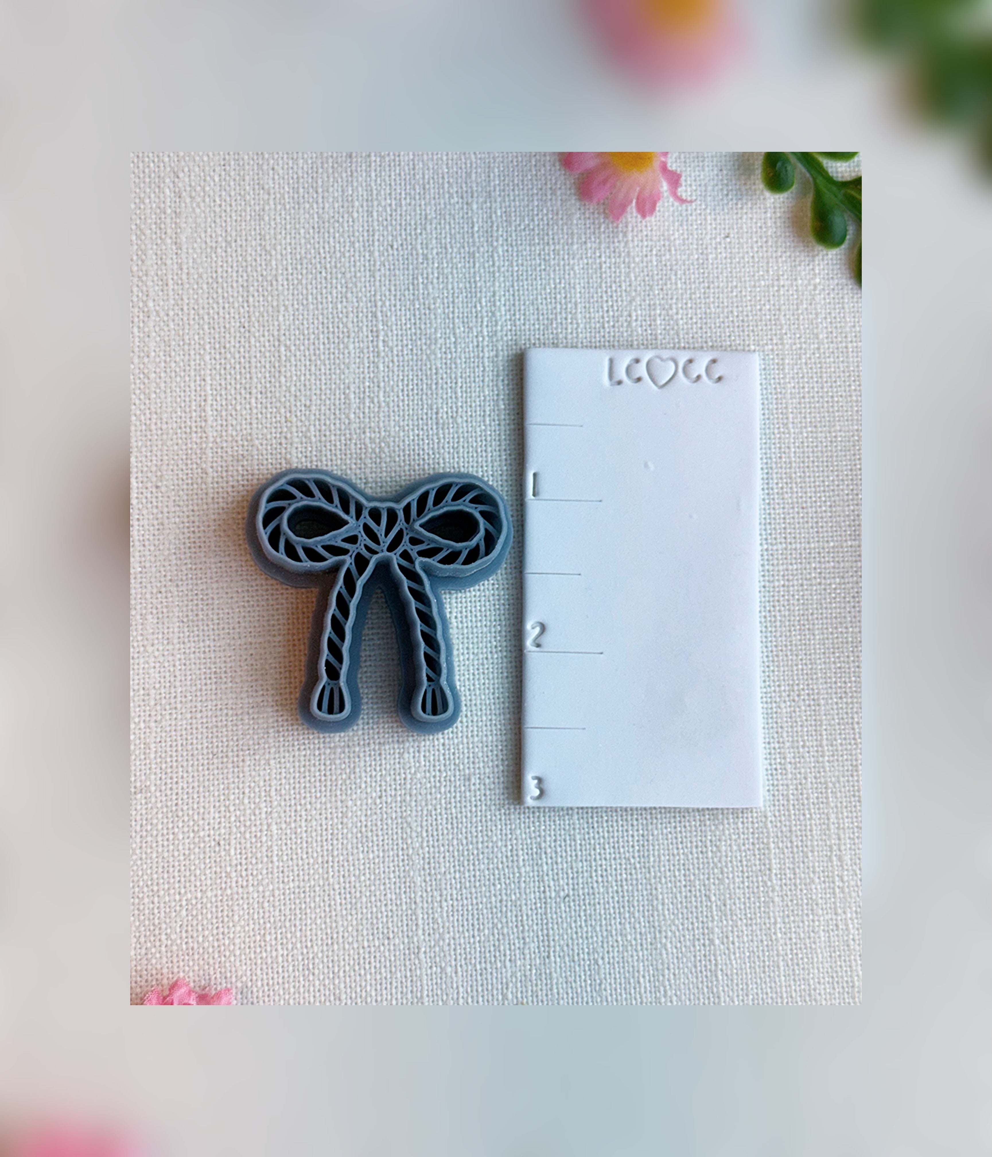 Rustic Rope Bow Clay Cutter – Polymer Clay Tool